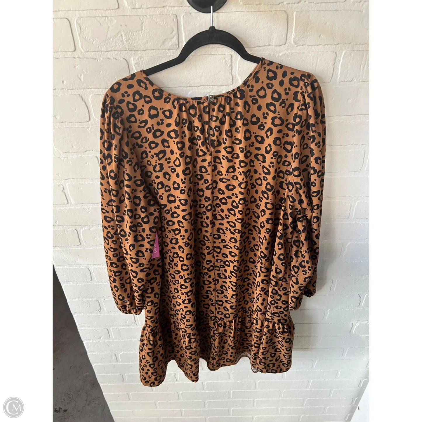 Dress Casual Short By Ava & Viv In Animal Print, Size: Xxl