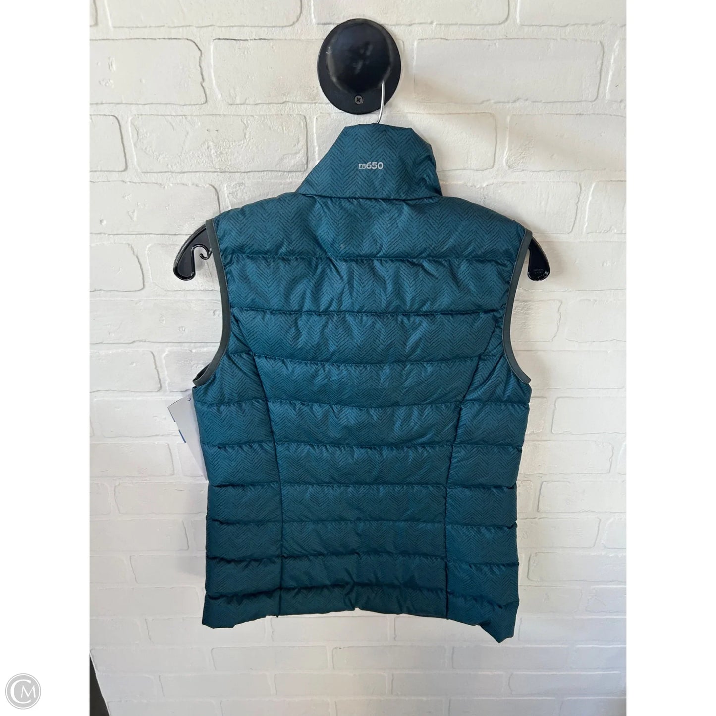 Vest Puffer & Quilted By Eddie Bauer In Blue, Size: Xs