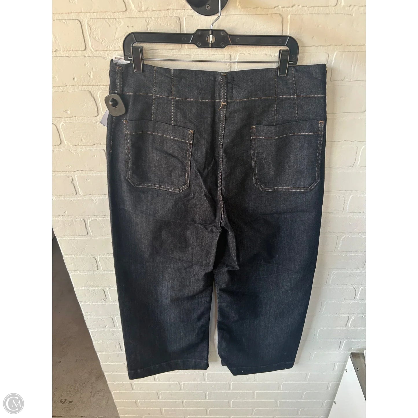 Jeans Straight By Maeve In Blue Denim, Size: 16l