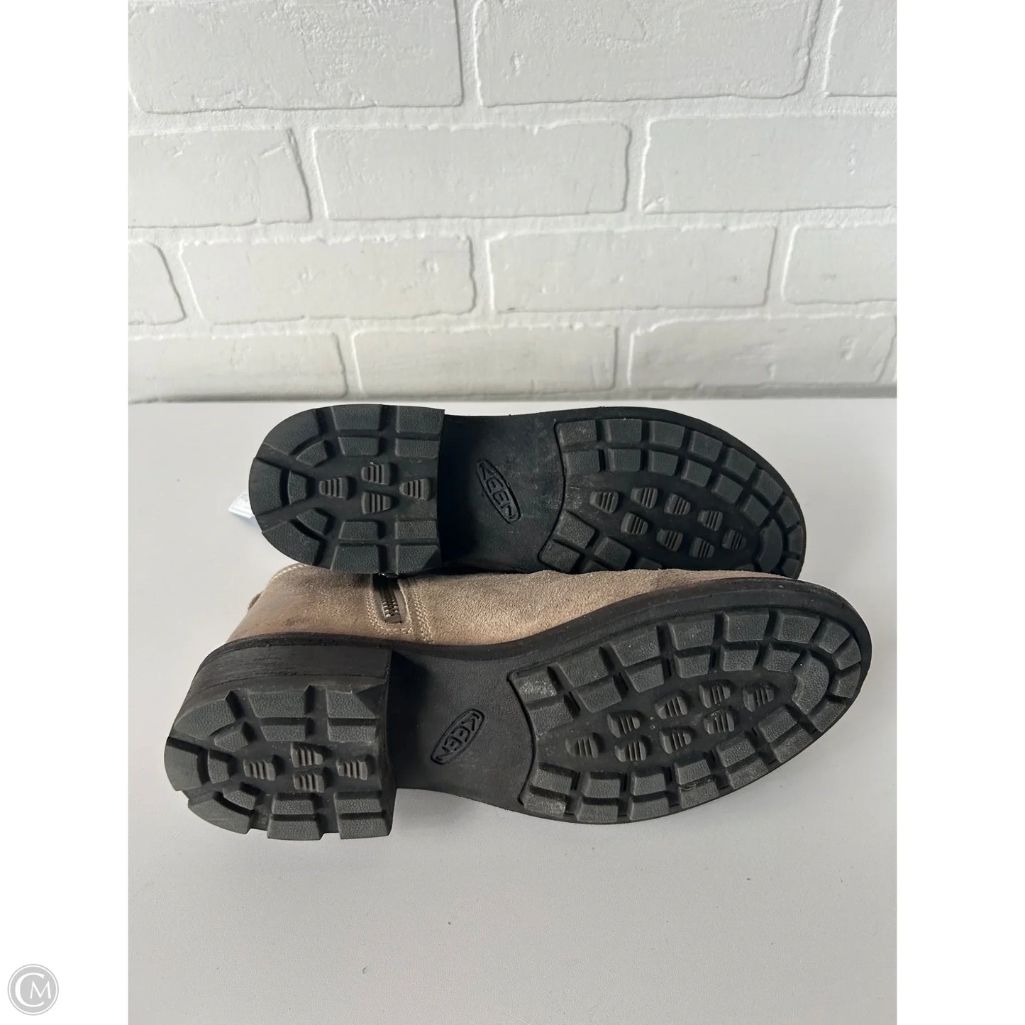 Boots Ankle Flats By Keen In Tan, Size: 8