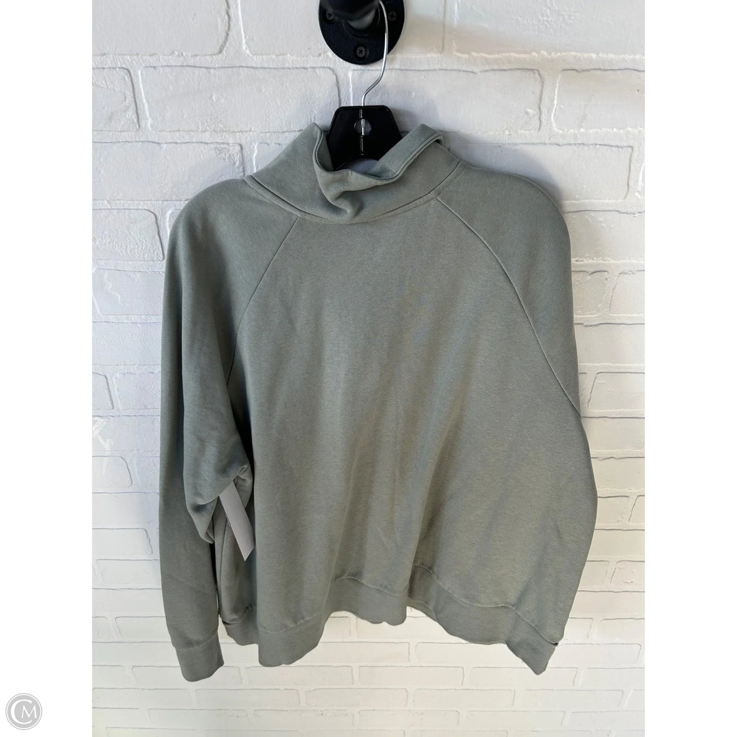 Athletic Sweatshirt Collar By Under Armour In Green, Size: 2x