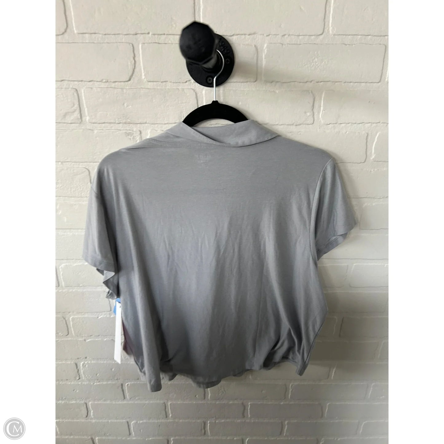 Athletic Top Short Sleeve By Old Navy In Grey, Size: Xxl