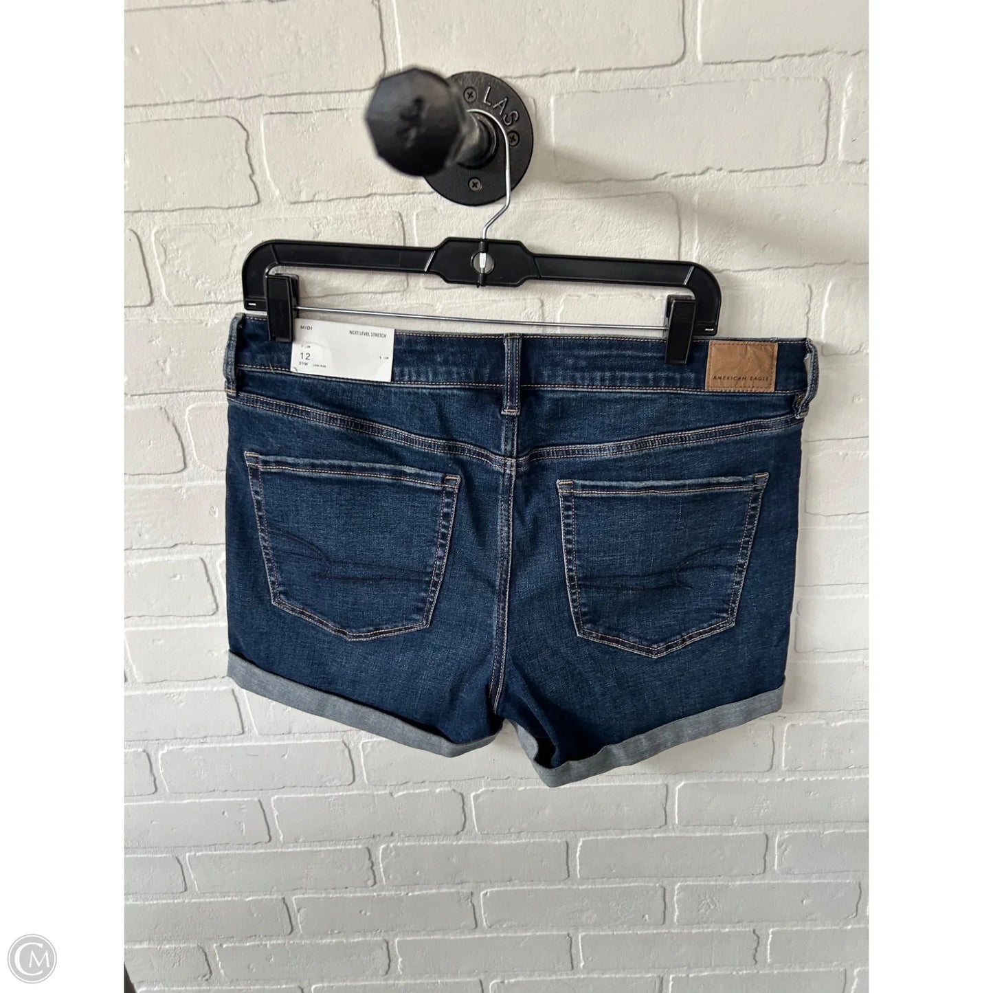 Shorts By American Eagle In Blue Denim, Size: 12