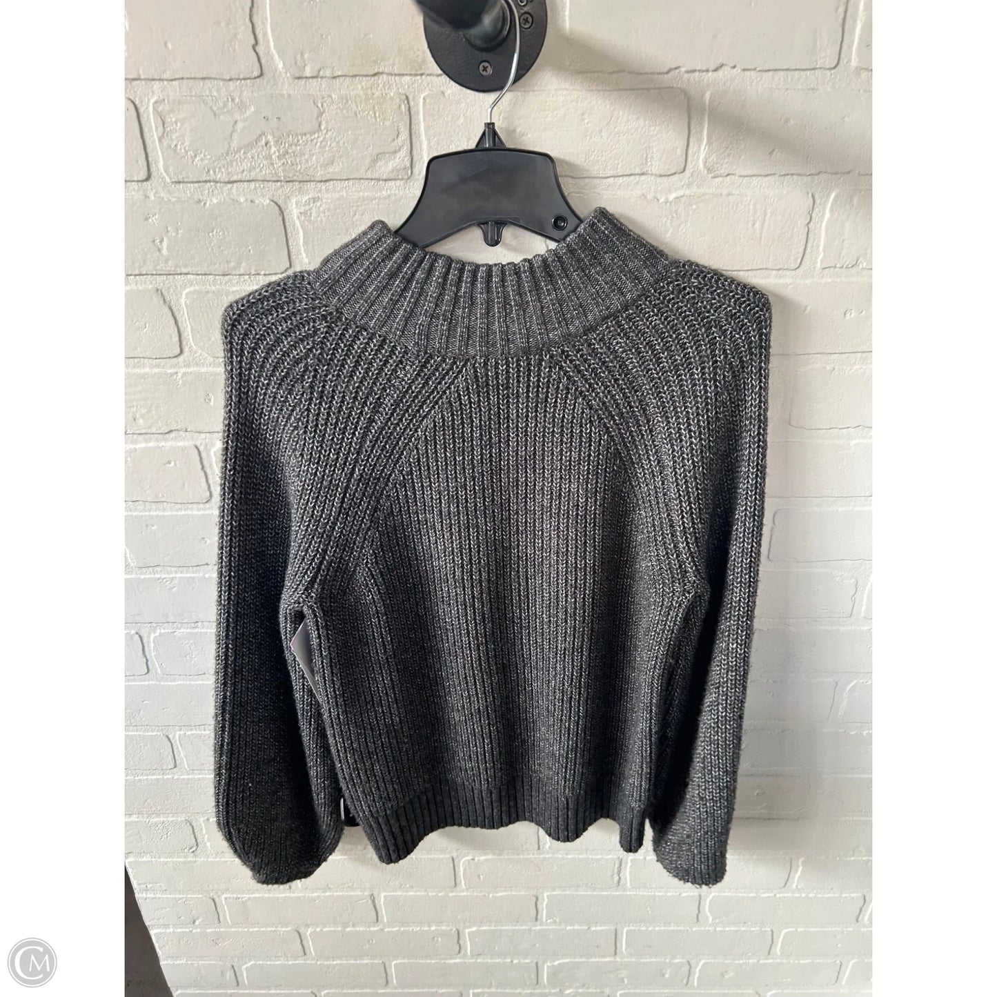 Sweater By Ann Taylor In Grey, Size: Sp