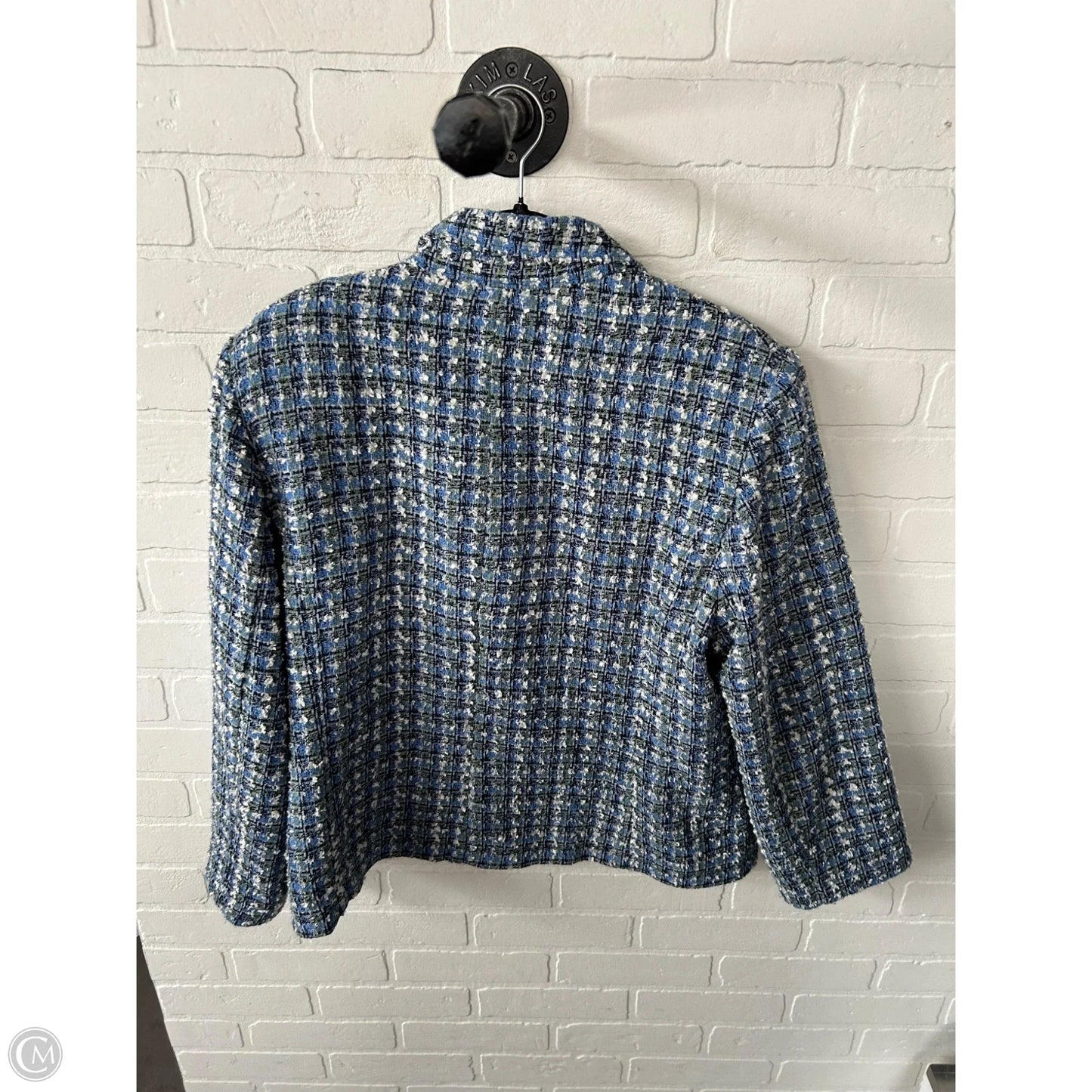 Blazer By N Touch In Blue & Green, Size: Lp