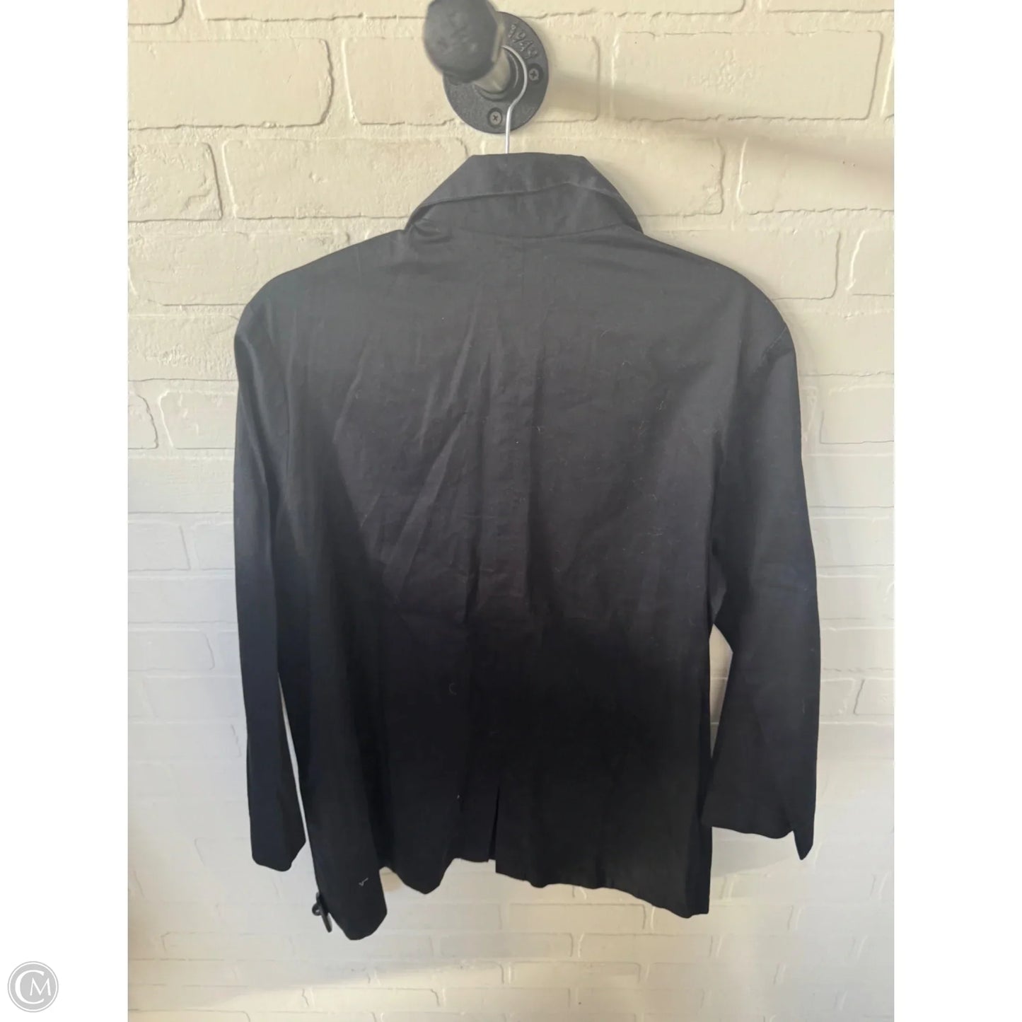 Jacket Shirt By Clothes Mentor In Black, Size: Xl