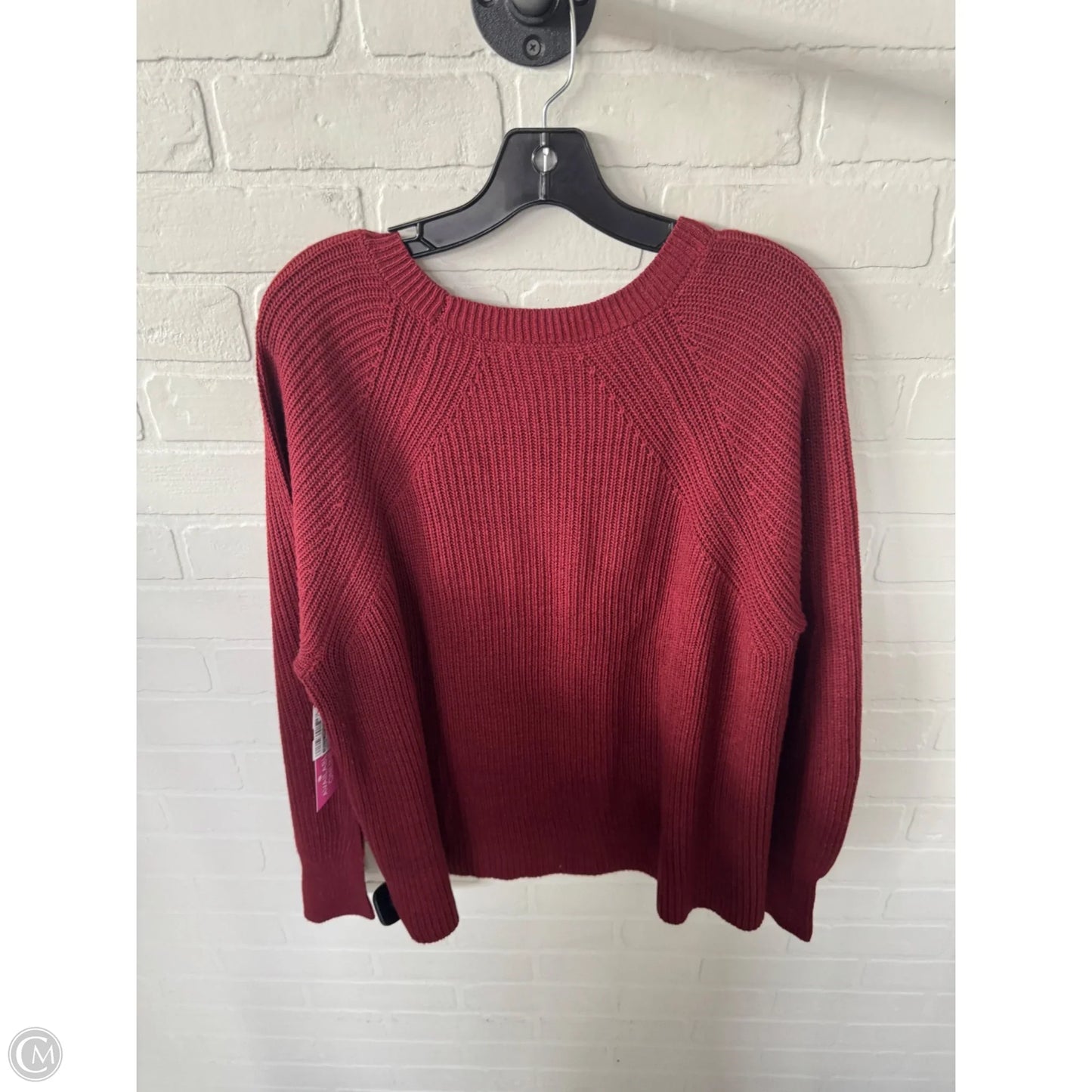 Sweater By Jessica Simpson In Red, Size: Xxl