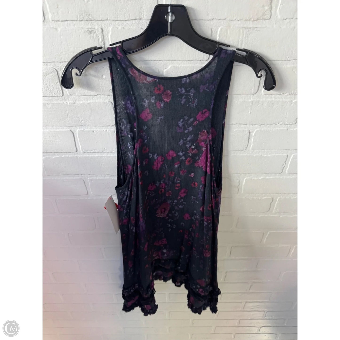 Tunic Sleeveless By Free People In Grey & Purple, Size: M