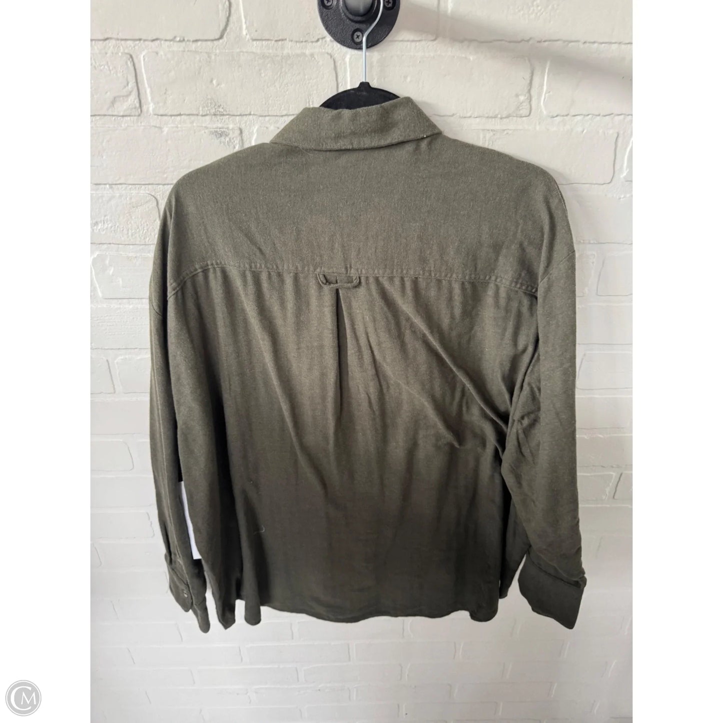 Top Long Sleeve By Old Navy In Green, Size: Xxl