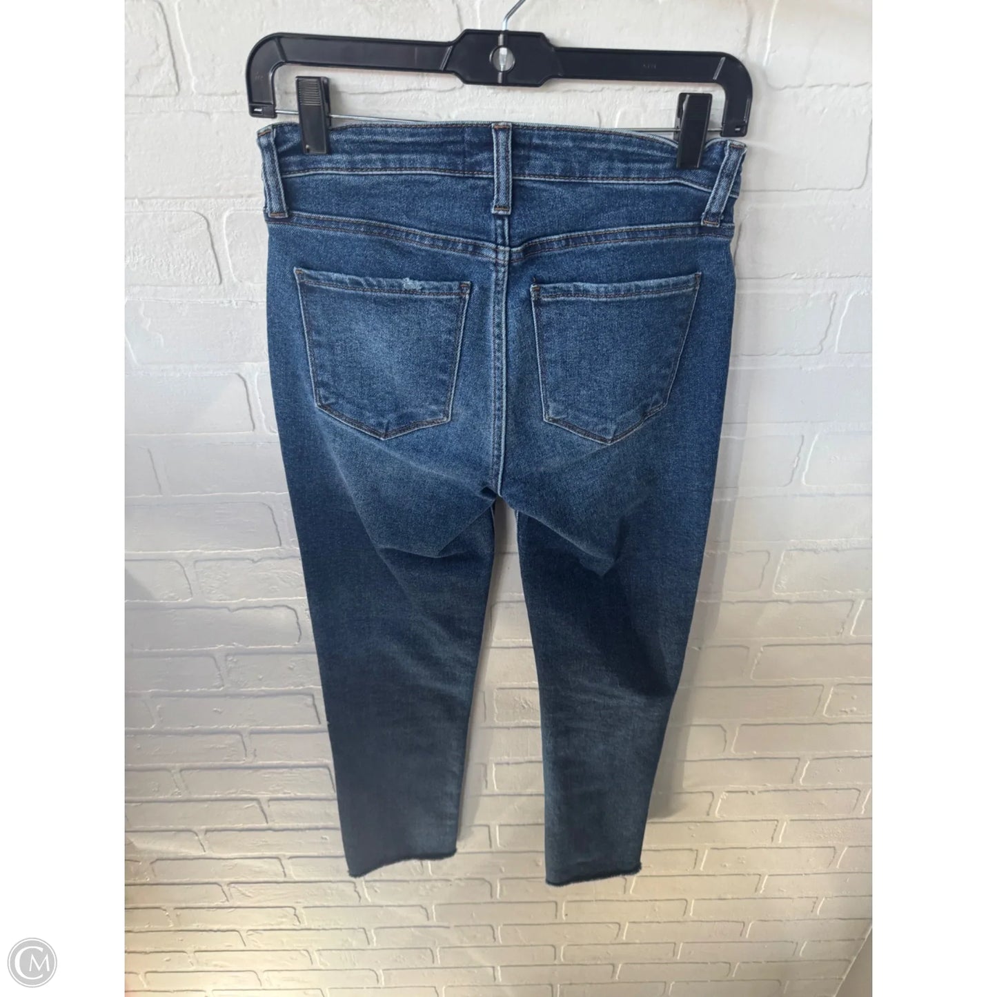 Jeans Straight By Evereve In Blue Denim, Size: 0
