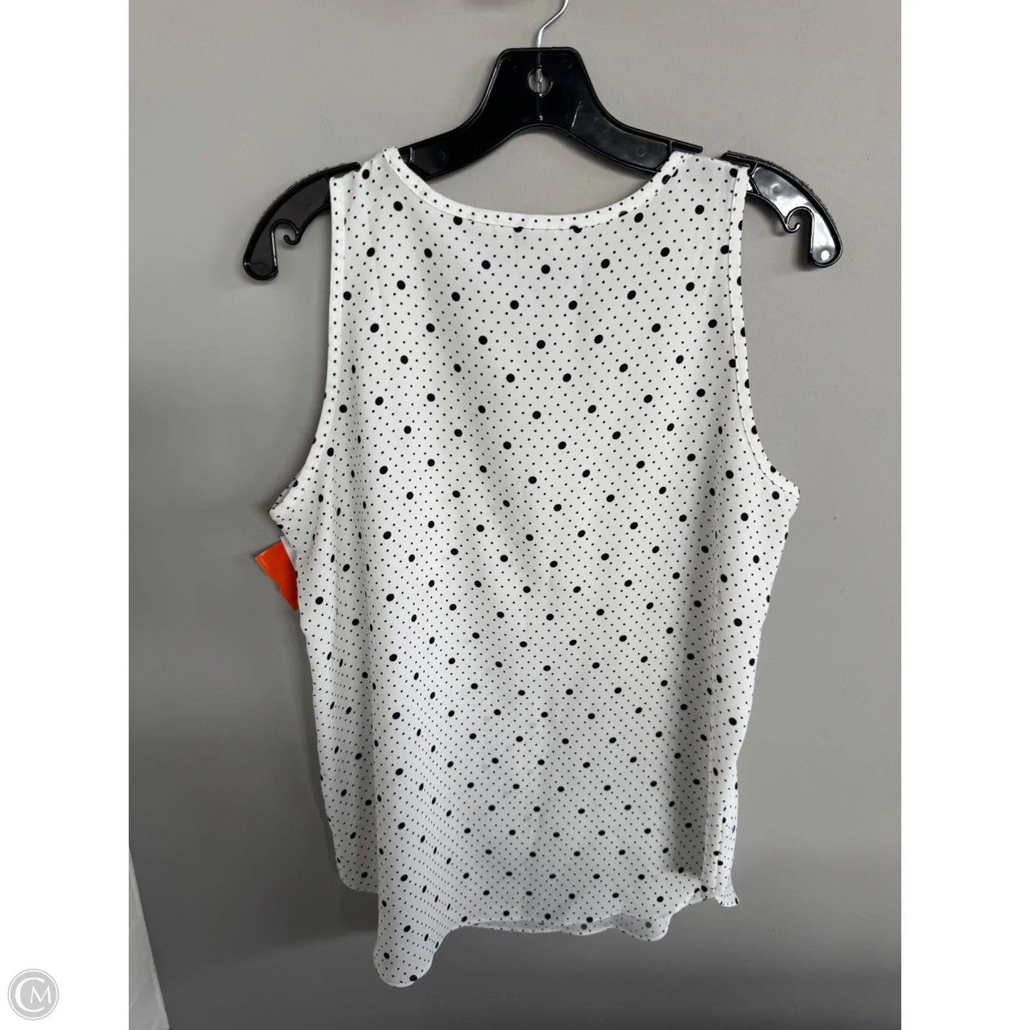 Top Sleeveless Basic By Loft In Black & White, Size: M