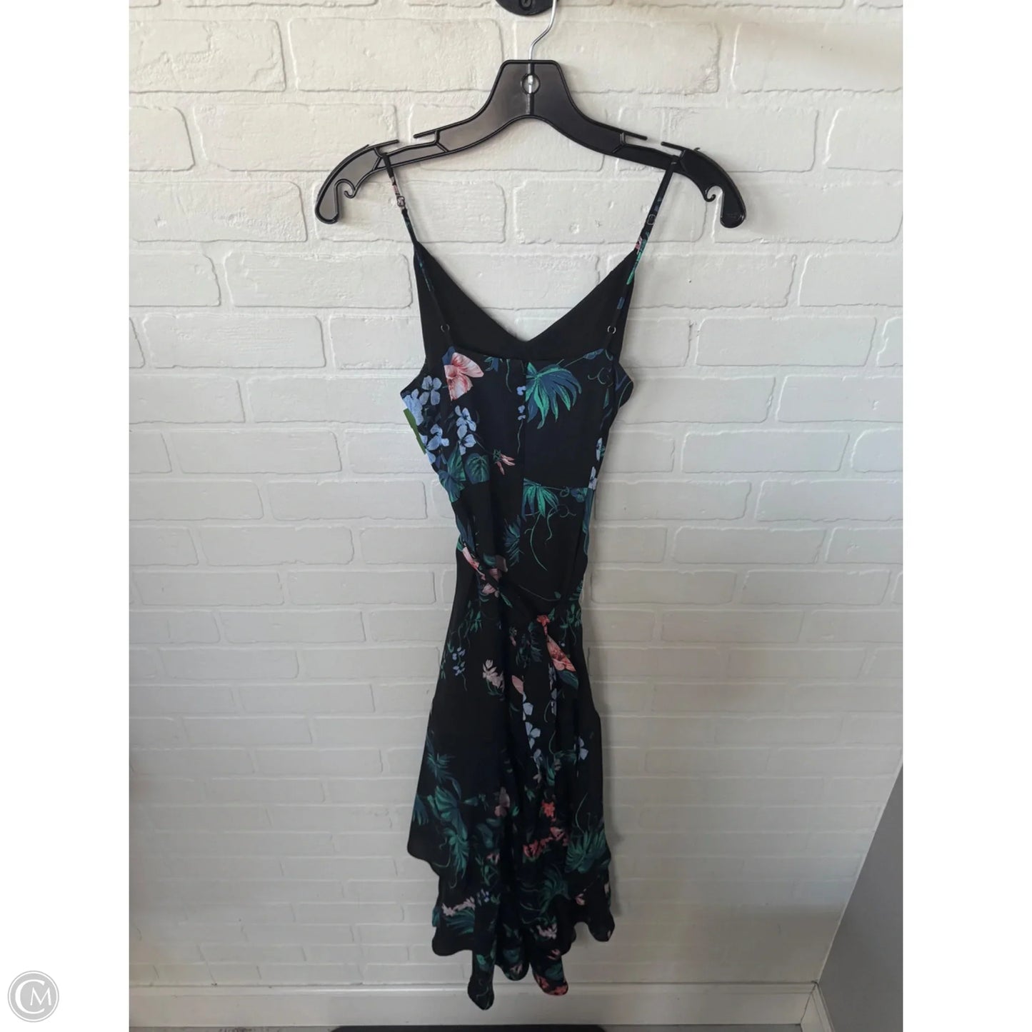 Dress Party Midi By Banana Republic In Black & Green, Size: Xs