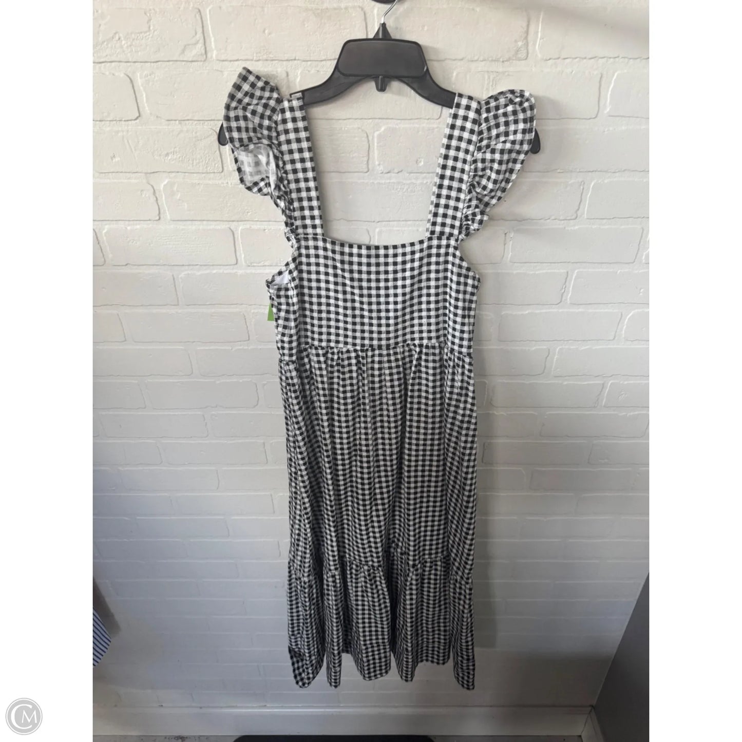 Dress Casual Maxi By Asos In Black & White, Size: Xs