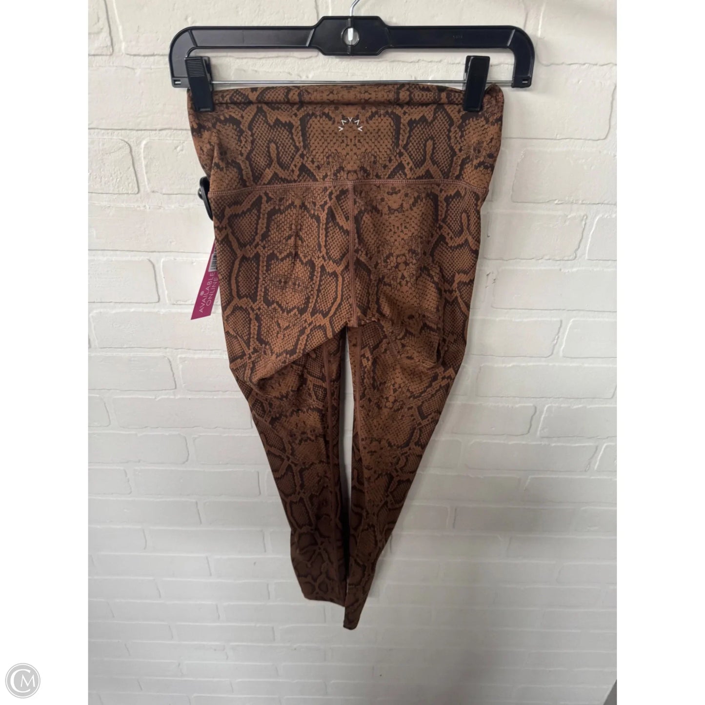 Athletic Leggings By Varley In Brown, Size: 0