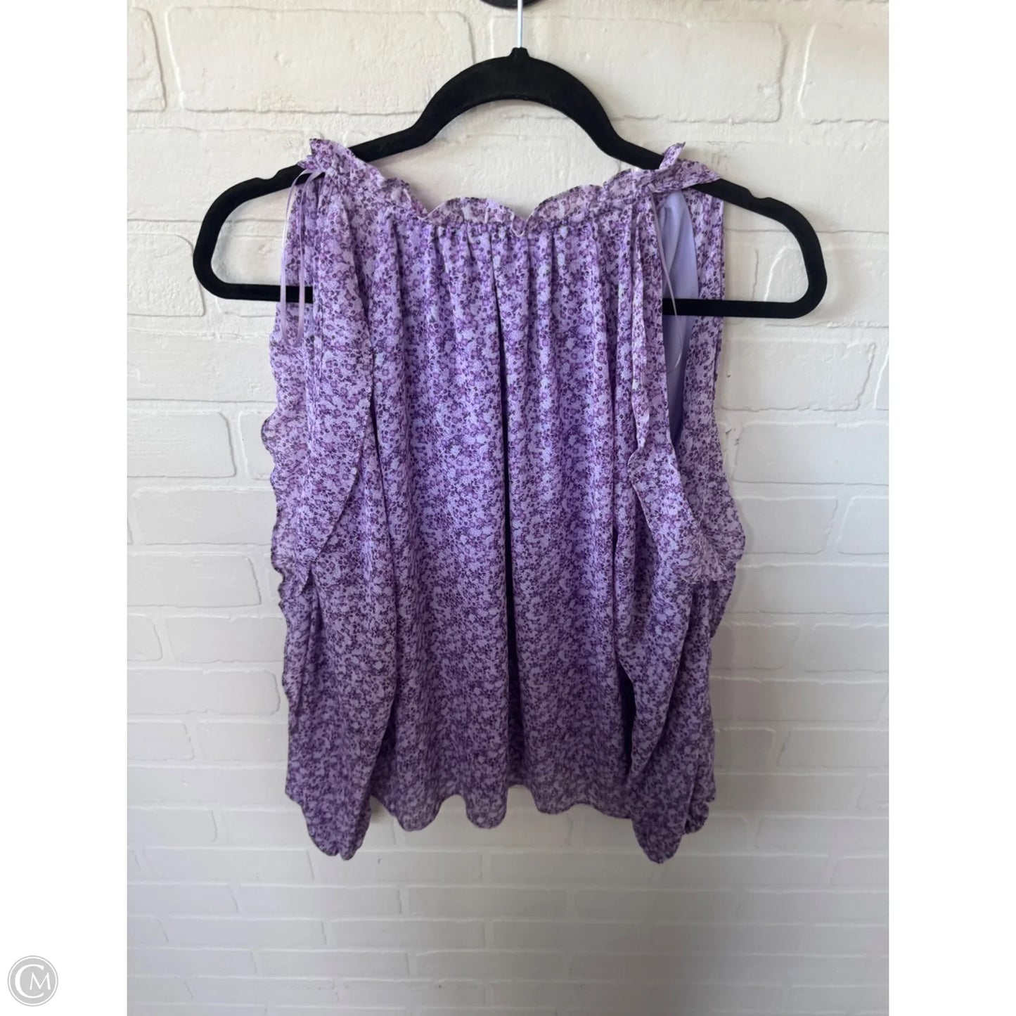Top Long Sleeve By 1.state In Purple, Size: S
