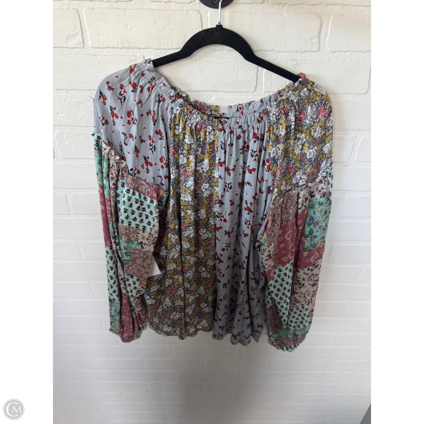 Top Long Sleeve By Easel In Floral Print, Size: M
