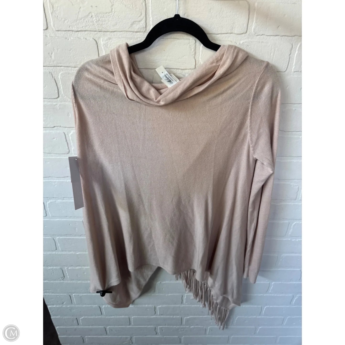 Sweater Cardigan By Clothes Mentor In Tan, Size: S