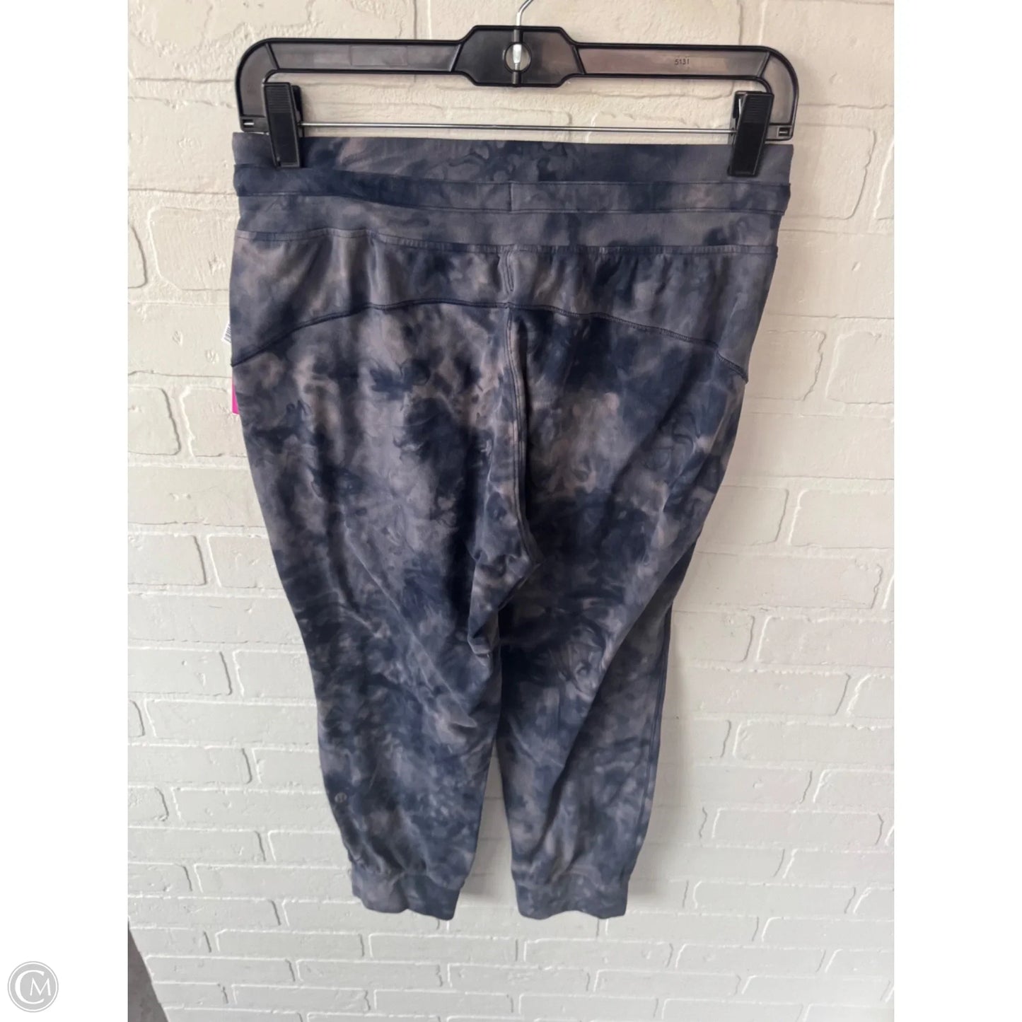 Athletic Pants By Lululemon In Blue & Grey, Size: 6