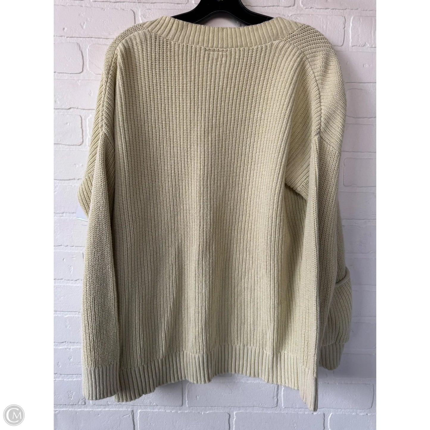Sweater Cardigan By Ana In Green, Size: S