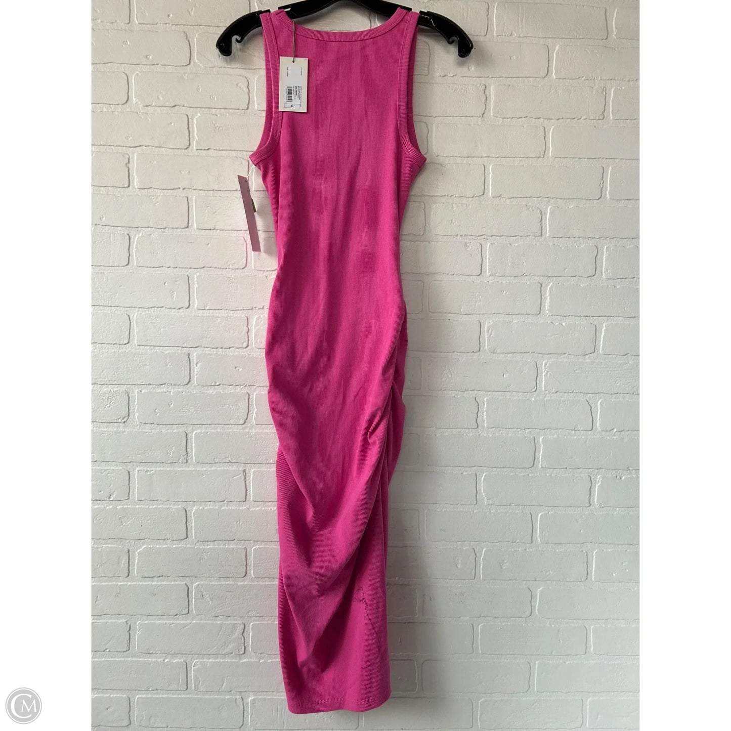 Dress Casual Midi By A New Day In Pink, Size: S