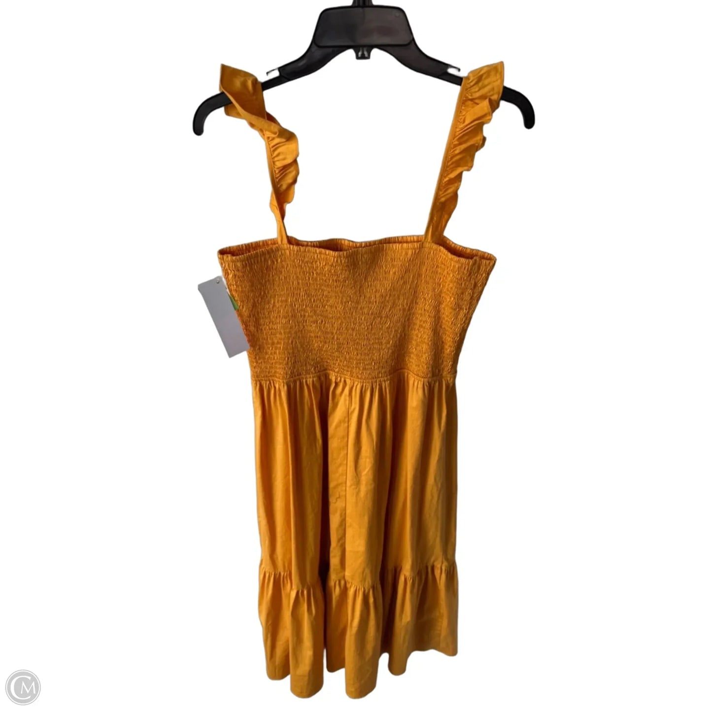 Dress Casual Maxi By Express In Yellow, Size: L