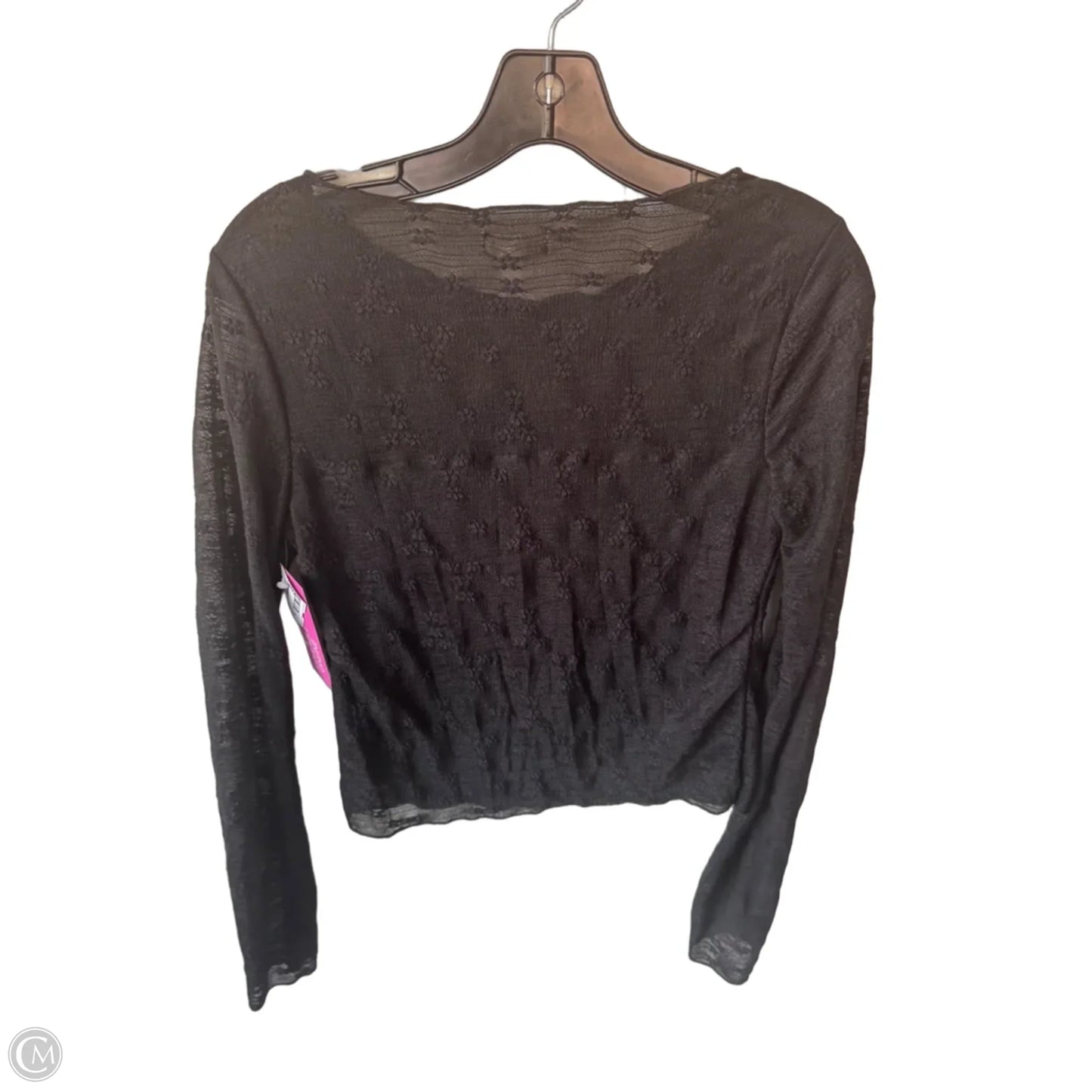 Top Long Sleeve By See You Monday In Black, Size: Xl