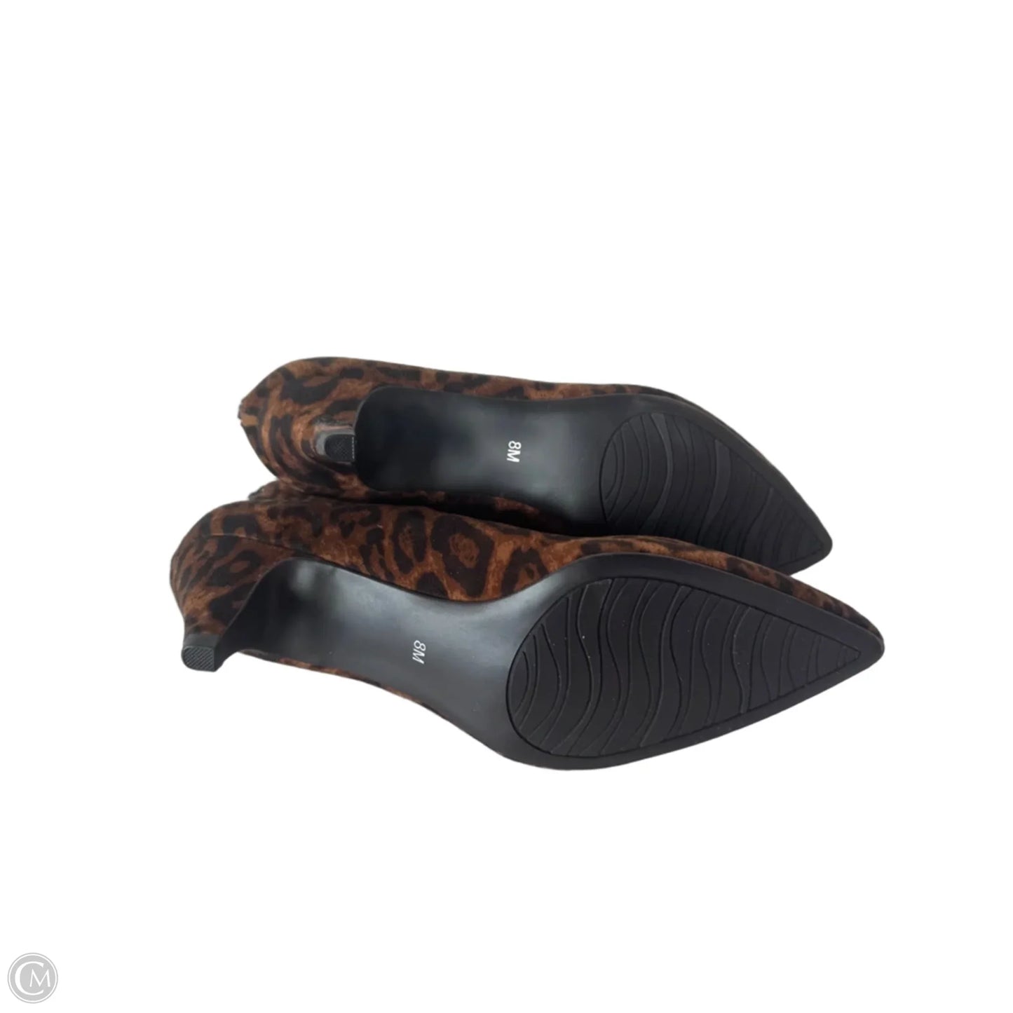 Boots Ankle Heels By Ododos In Animal Print, Size: 8