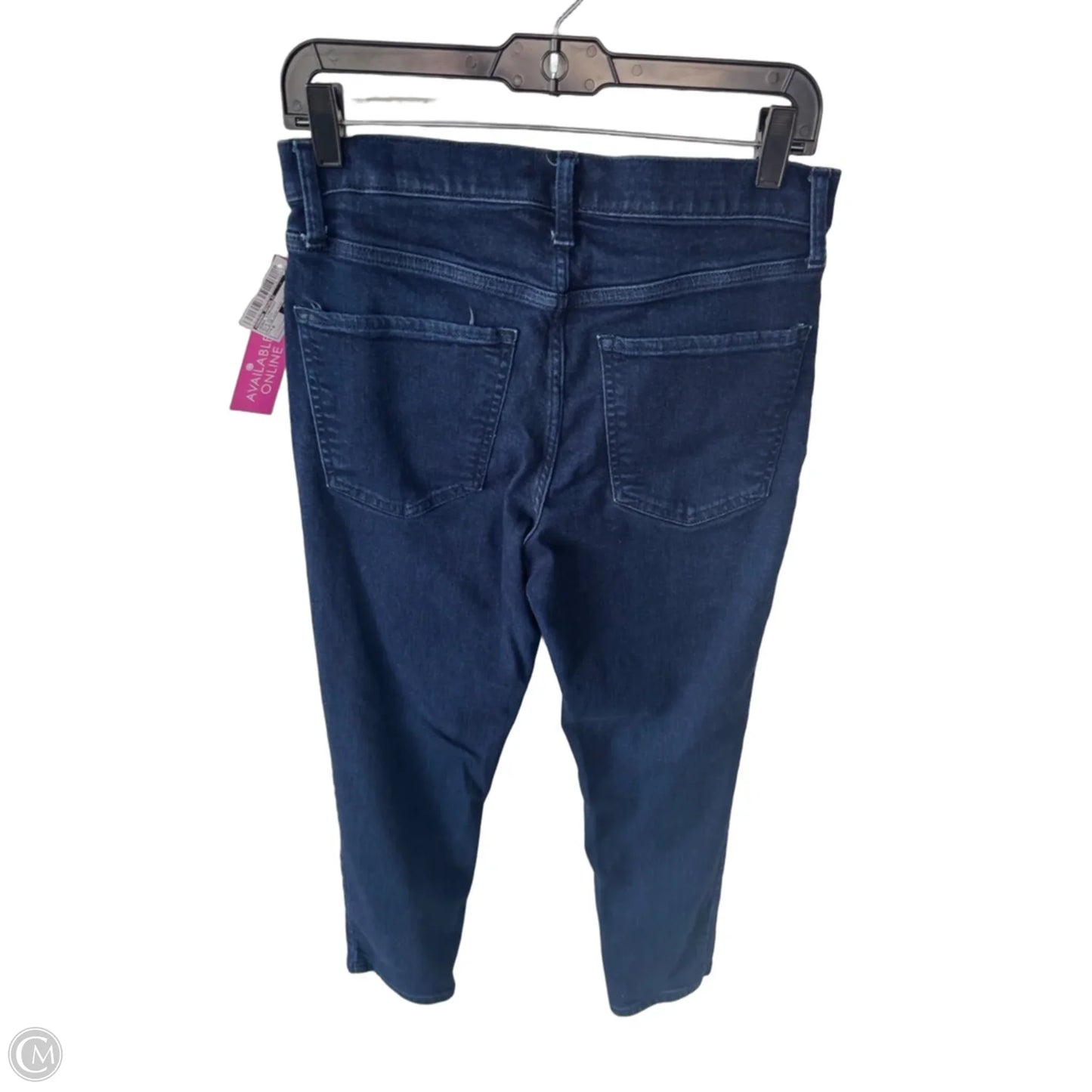 Jeans Straight By Banana Republic In Blue Denim, Size: 6
