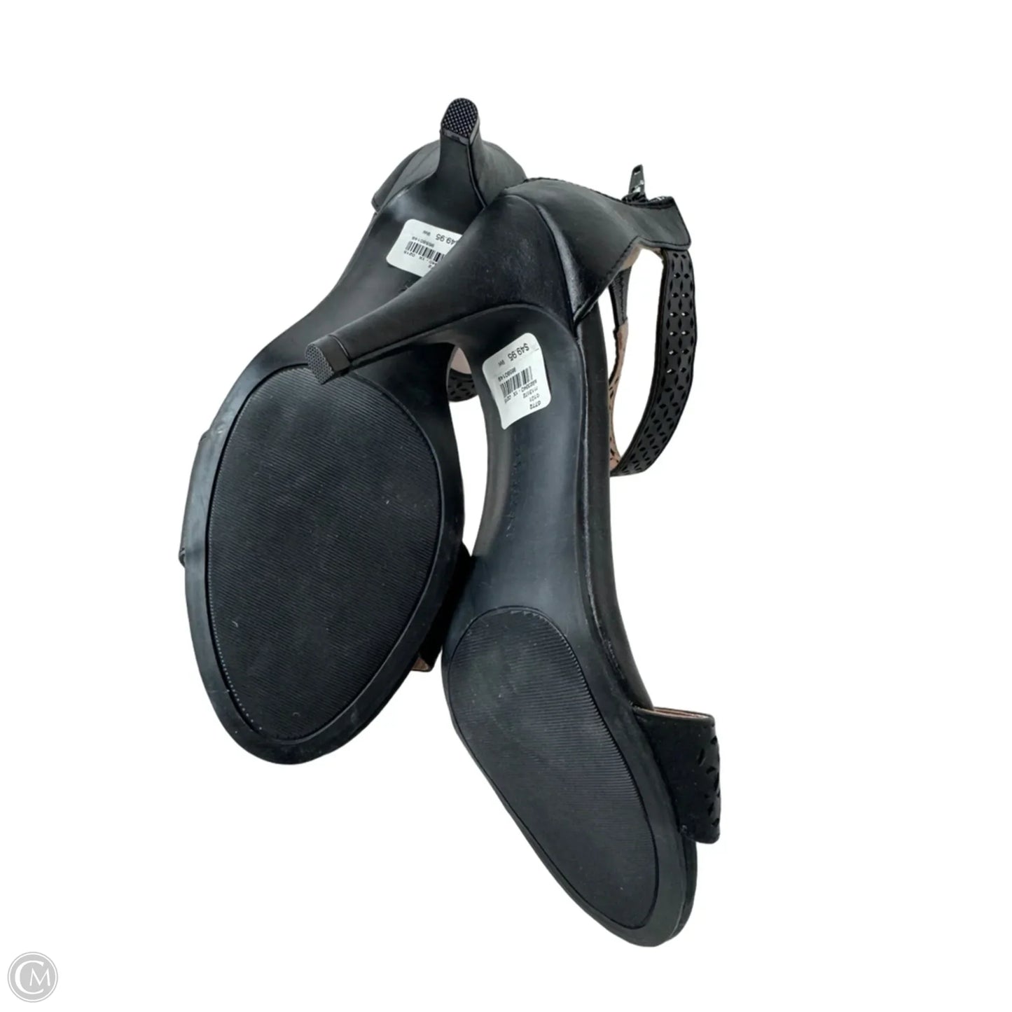 Sandals Heels Stiletto By Lane Bryant In Black, Size: 9