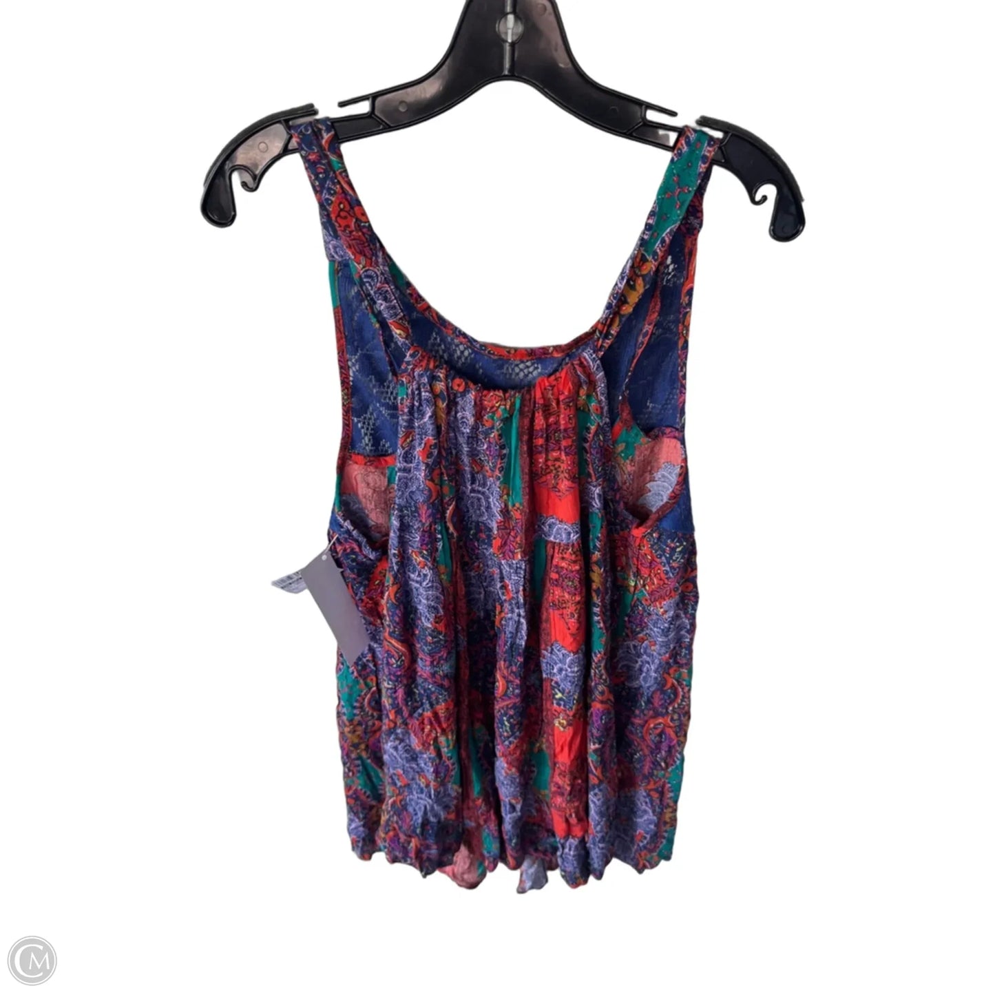 Tunic Sleeveless By Free People In Blue & Orange, Size: S