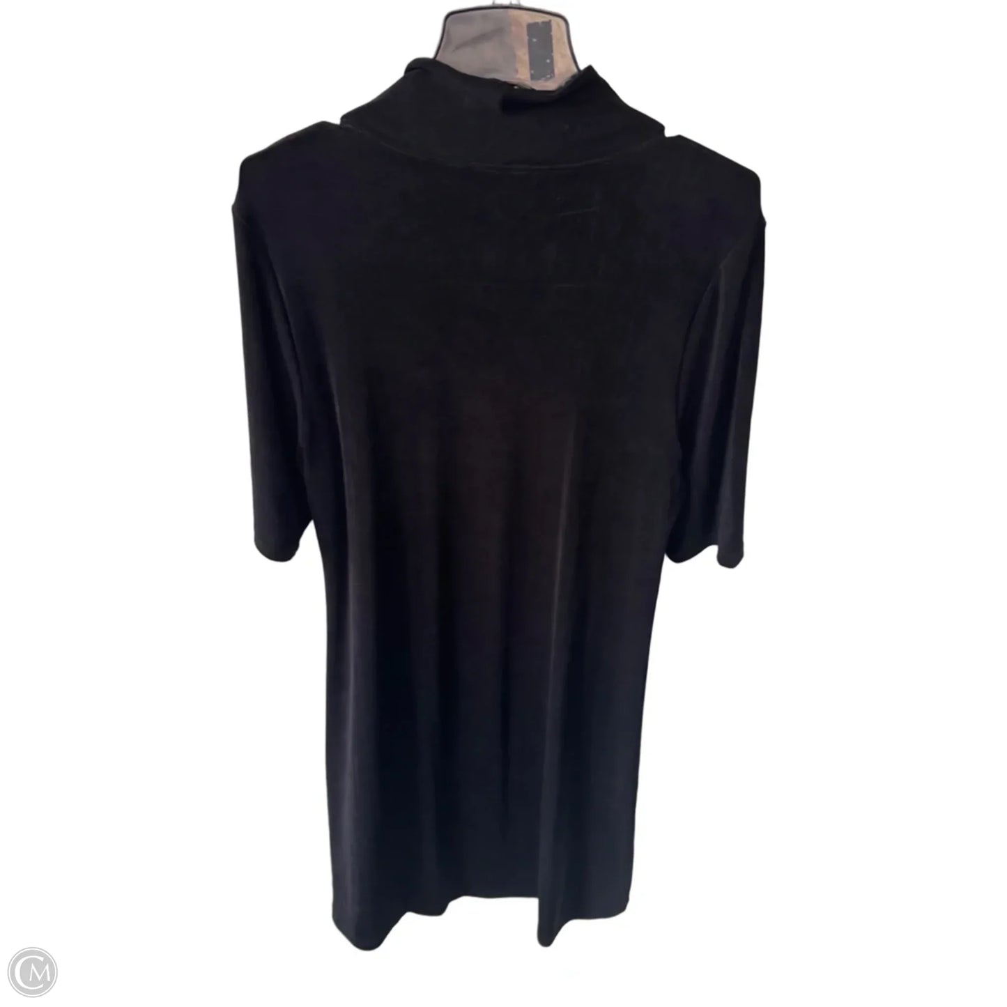 Dress Casual Midi By Chicos In Black, Size: L