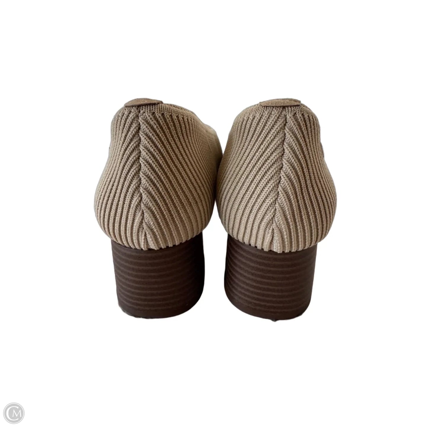 Shoes Heels Block By Vivaia In Tan, Size: 10.5