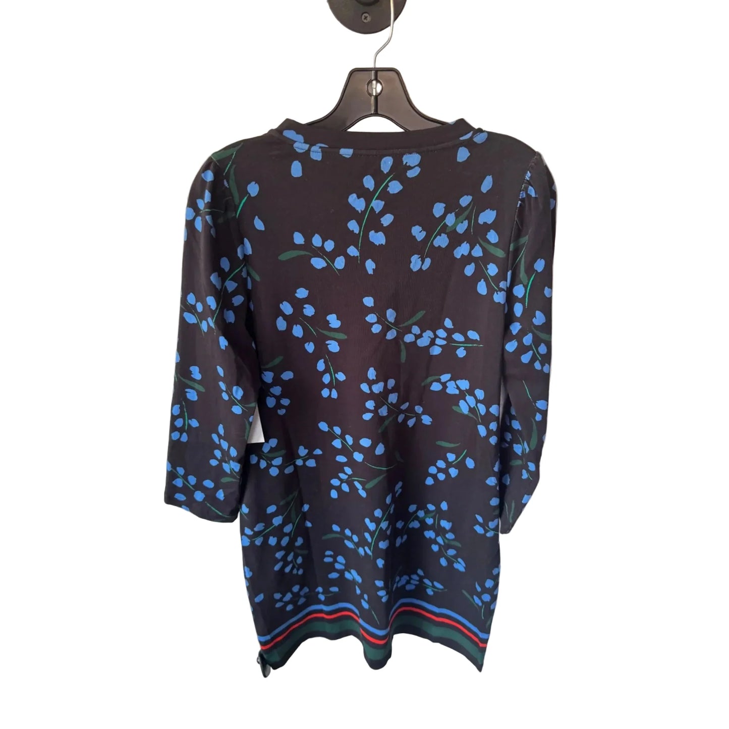 Dress Designer By Kate Spade In Black & Blue, Size: S