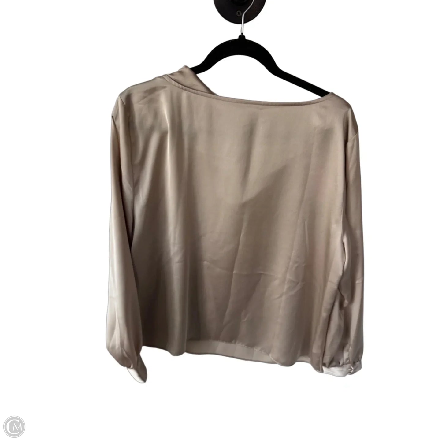 Top Long Sleeve By Ann Taylor In Gold, Size: Xl