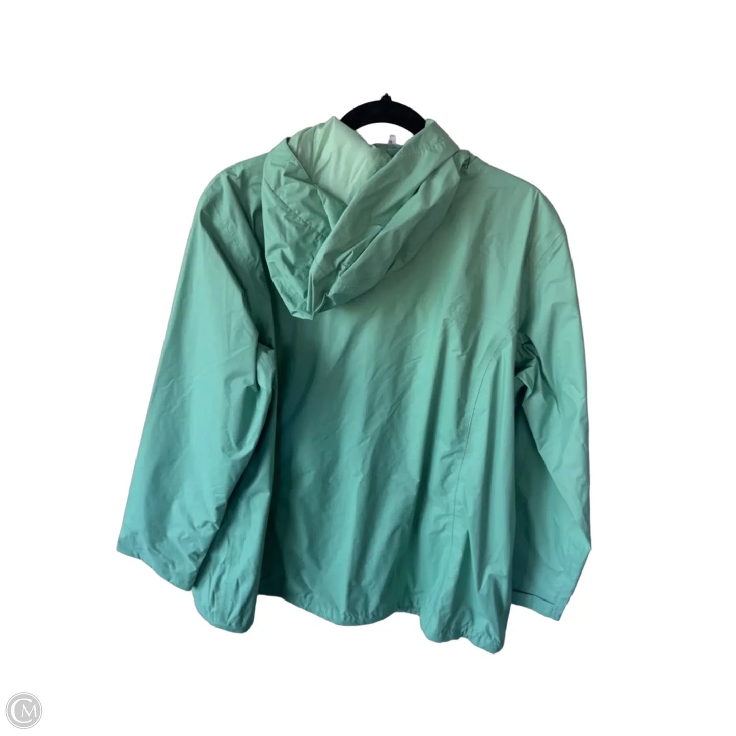 Coat Raincoat By Columbia In Green, Size: 1x