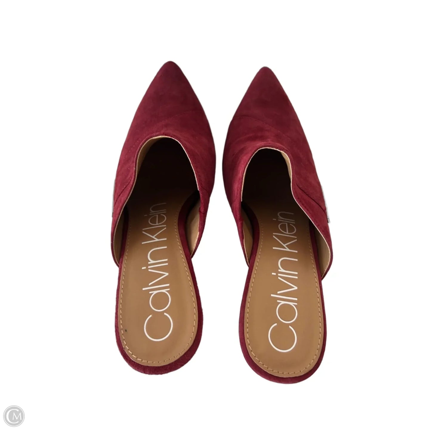 Shoes Heels Stiletto By Calvin Klein In Red, Size: 9.5