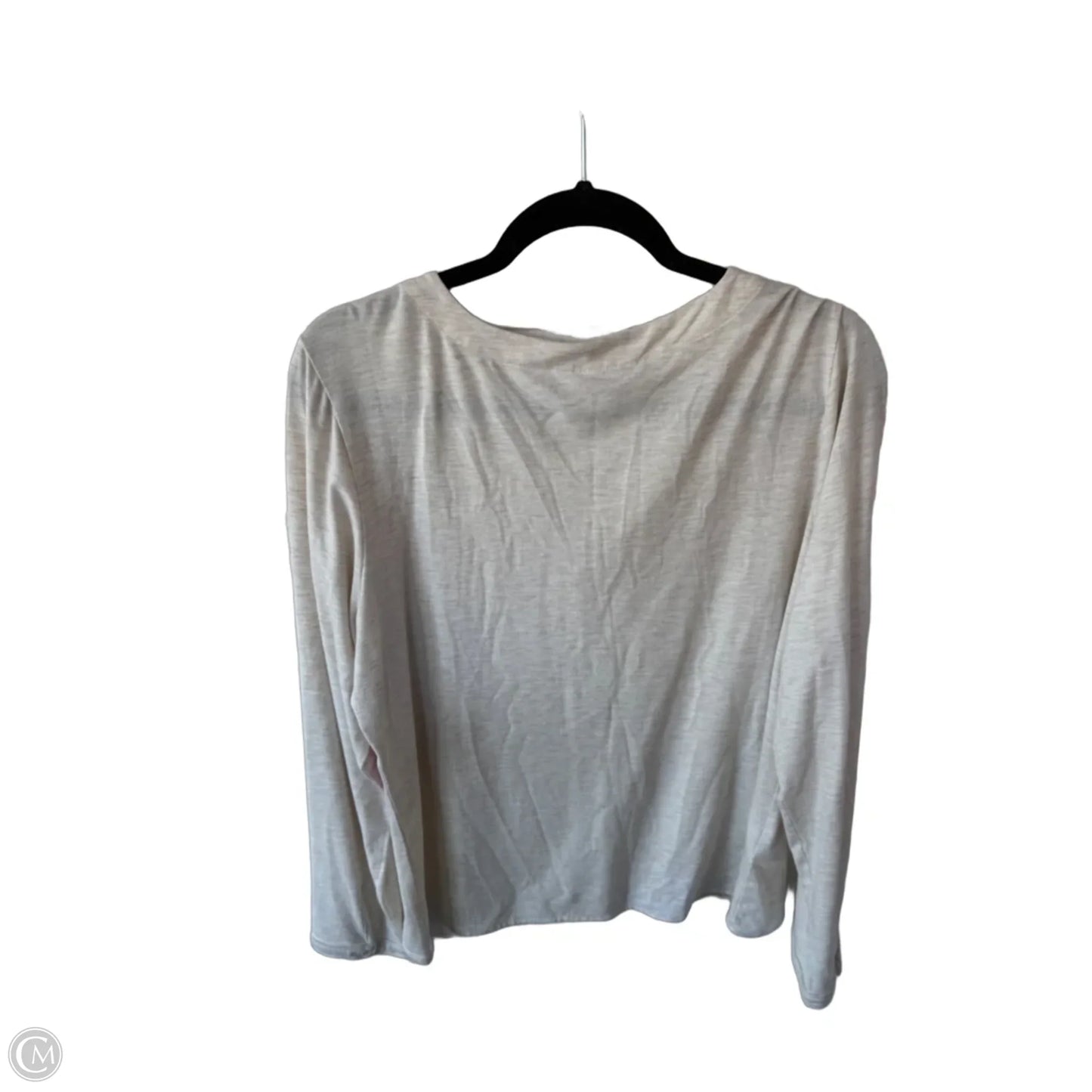 Top Long Sleeve By Tommy Bahama In Cream, Size: L