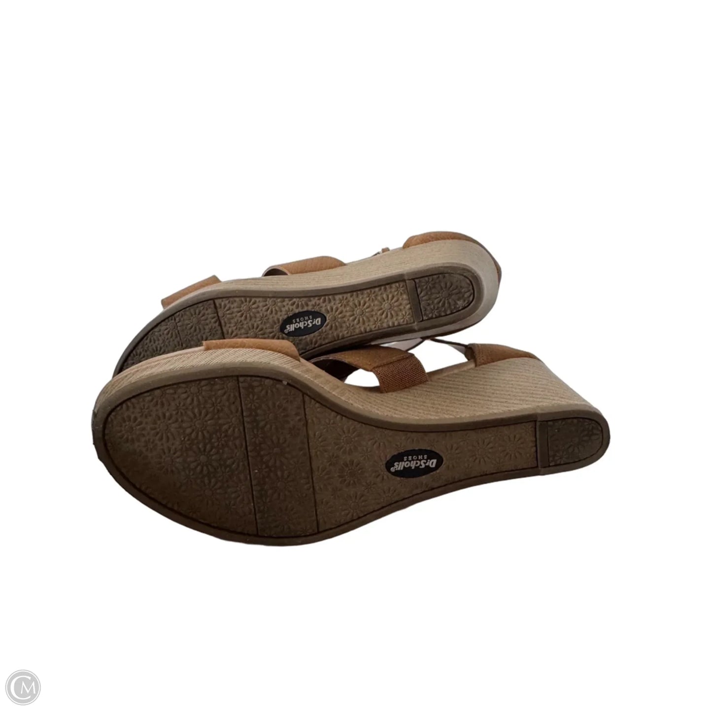 Sandals Heels Wedge By Dr Scholls In Tan, Size: 7.5