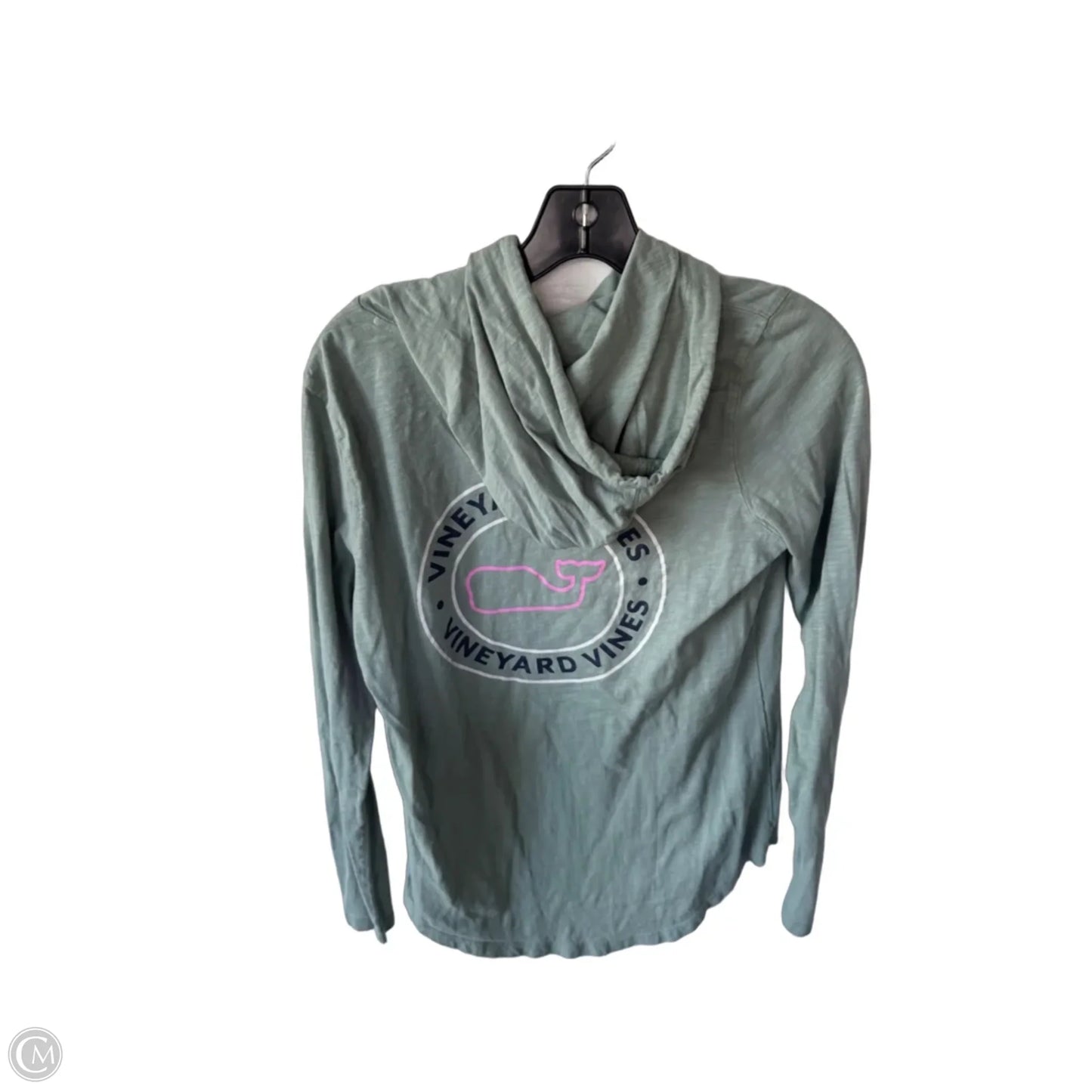 Top Long Sleeve By Vineyard Vines In Green, Size: Xs