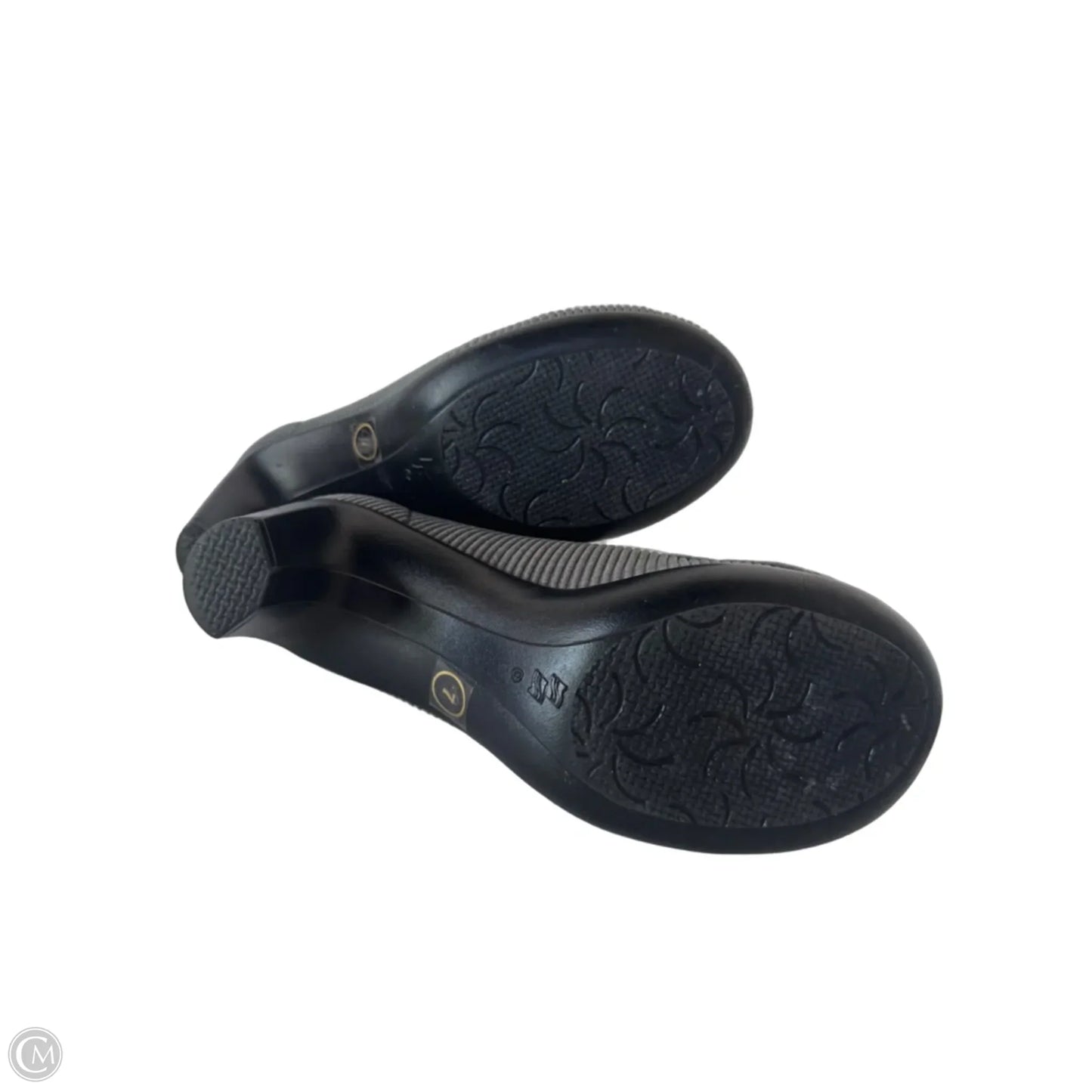 Shoes Heels Block By Clothes Mentor In Grey, Size: 7