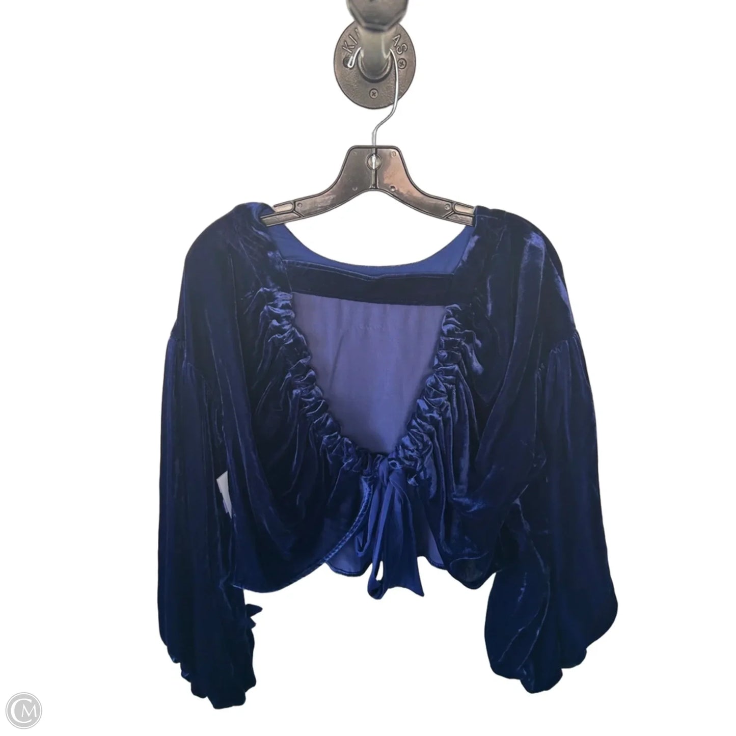 Top Long Sleeve By Free People In Blue, Size: Xs
