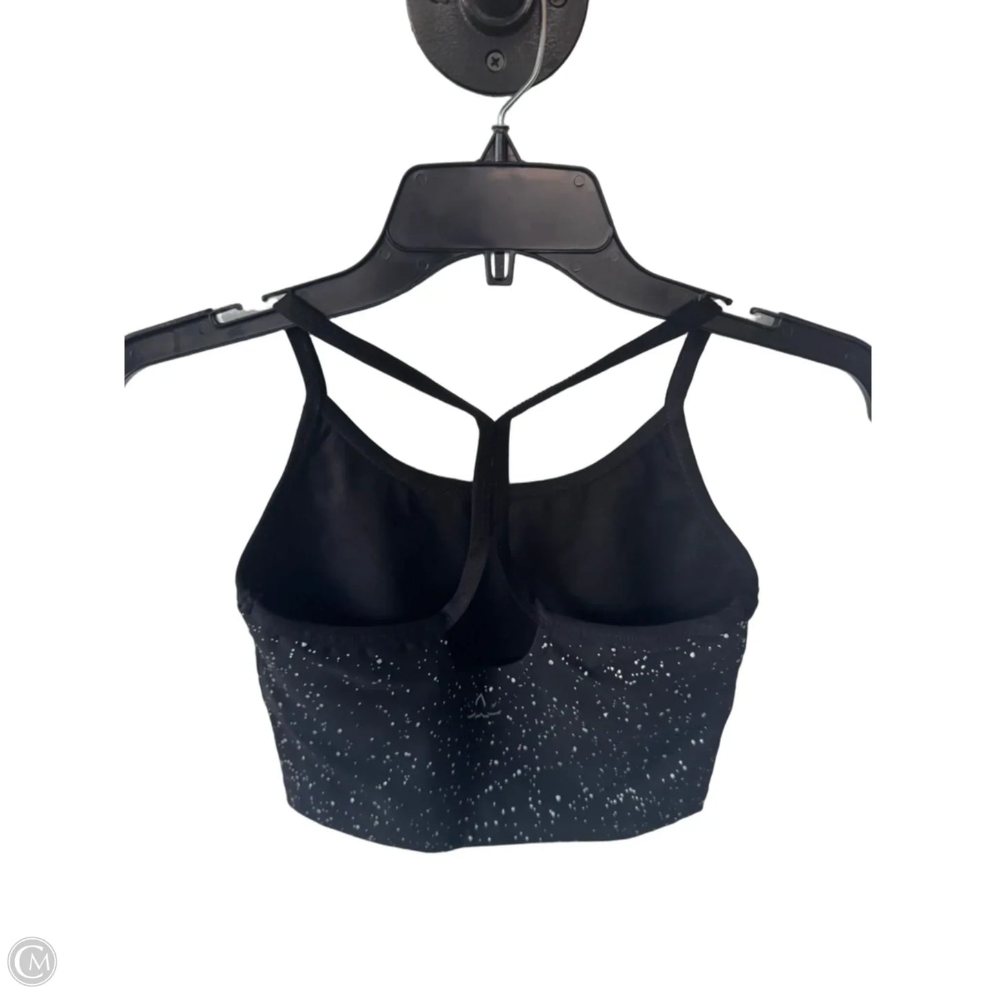 Athletic Bra By Beyond Yoga In Black & Silver, Size: S