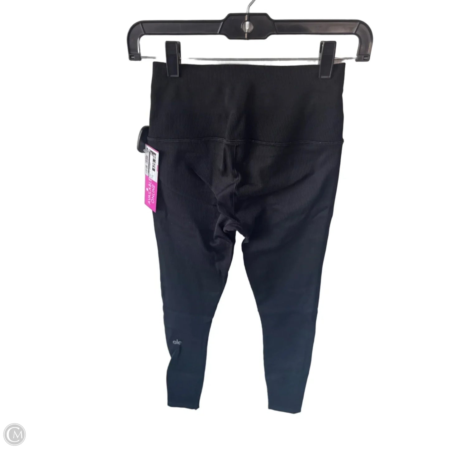 Athletic Leggings By Alo In Black, Size: Xs