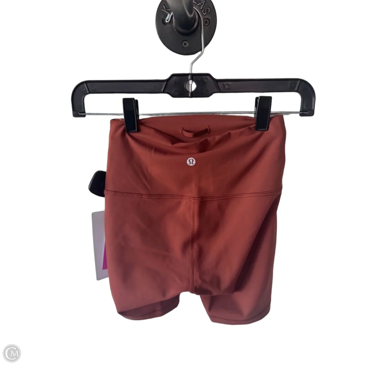 Athletic Shorts By Lululemon In Orange, Size: 4