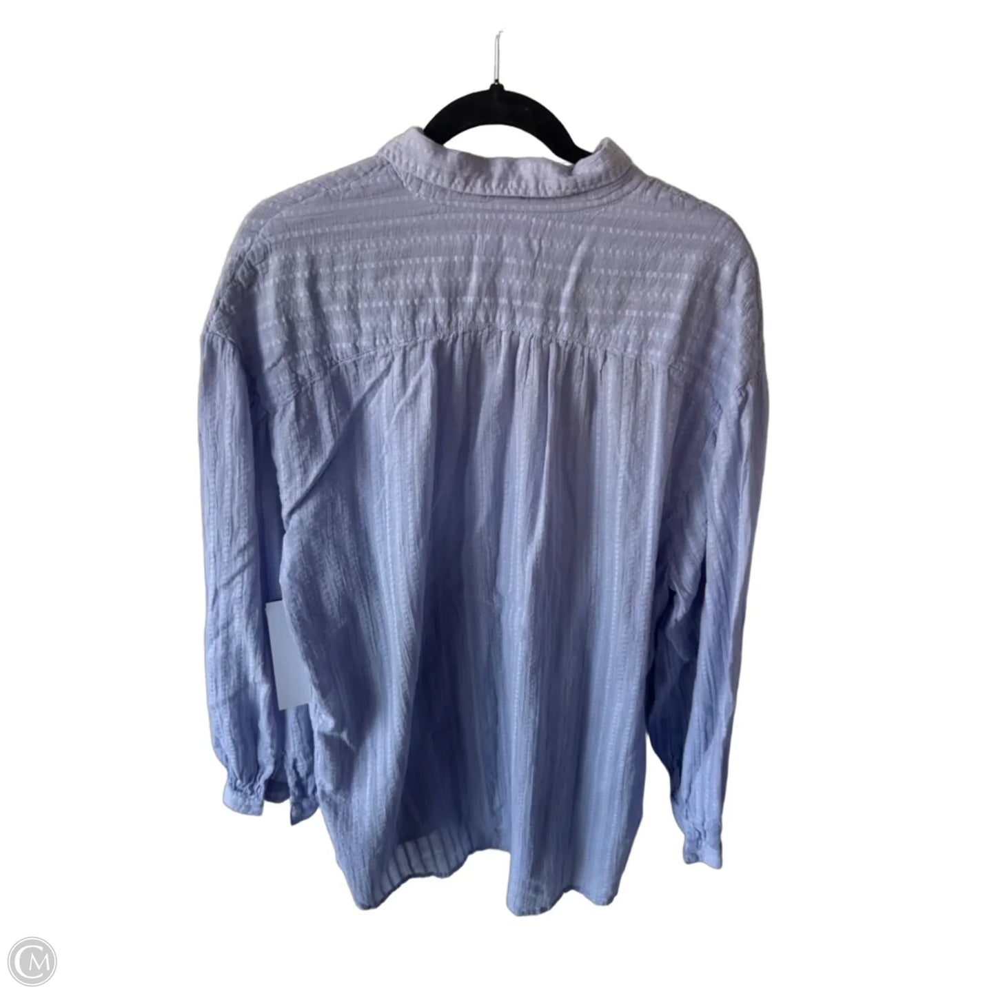 Top Long Sleeve By Anthropologie In Purple, Size: Xl