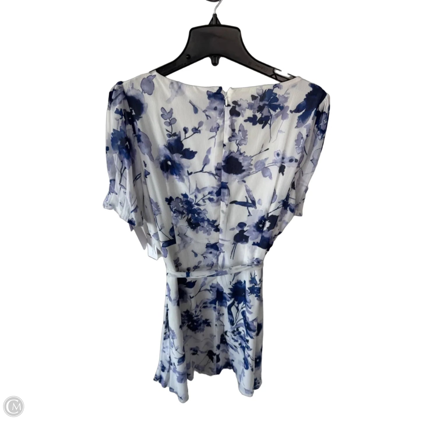 Dress Party Short By Dkny In Blue & White, Size: Xl