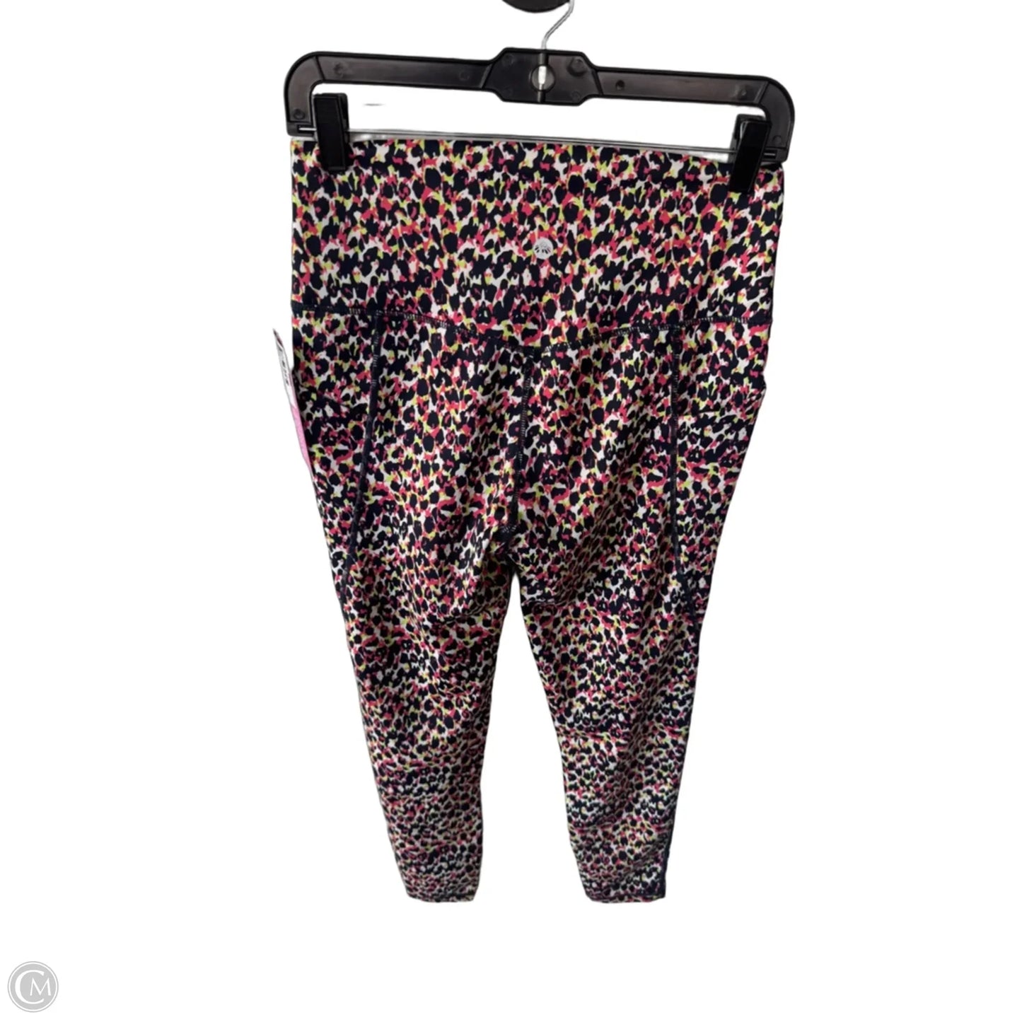 Athletic Leggings By Senita In Black & Pink, Size: 8