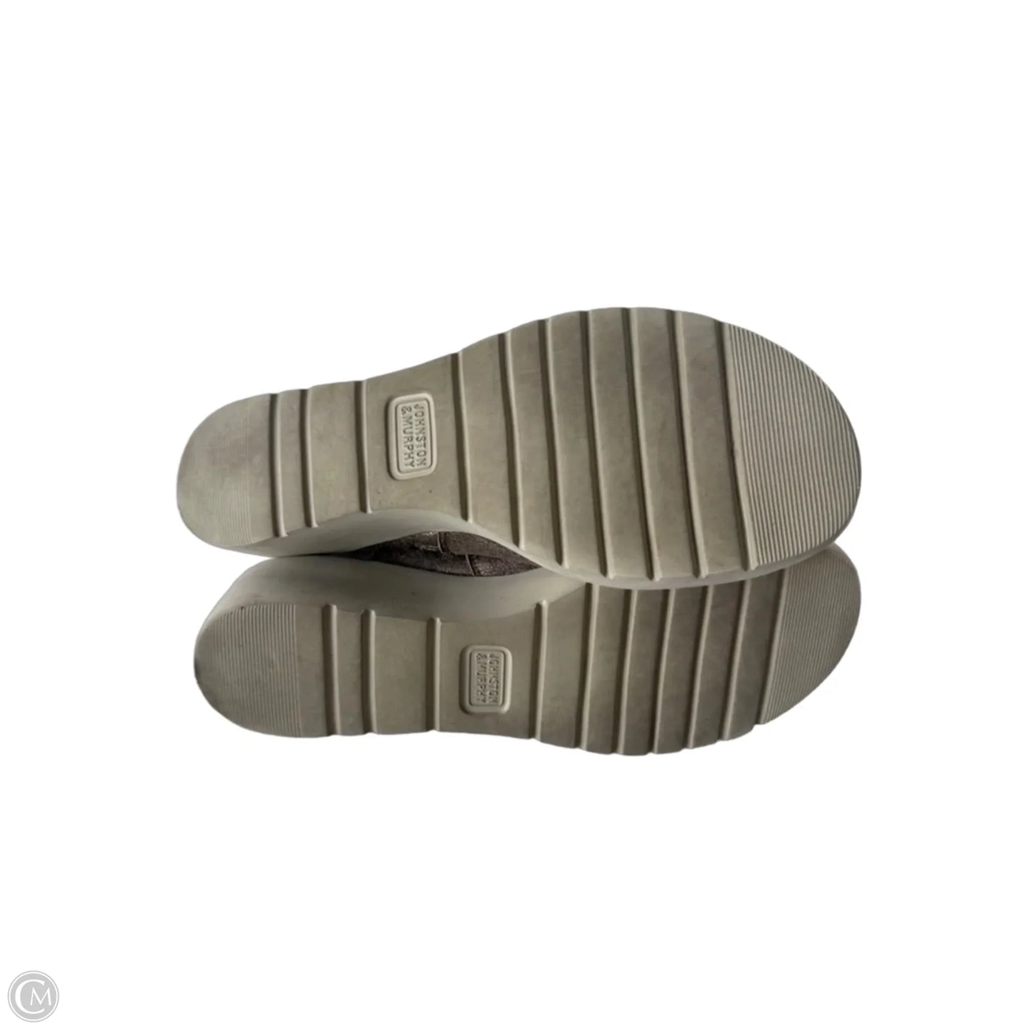 Sandals Heels Wedge By Johnston & Murphy In Grey, Size: 9