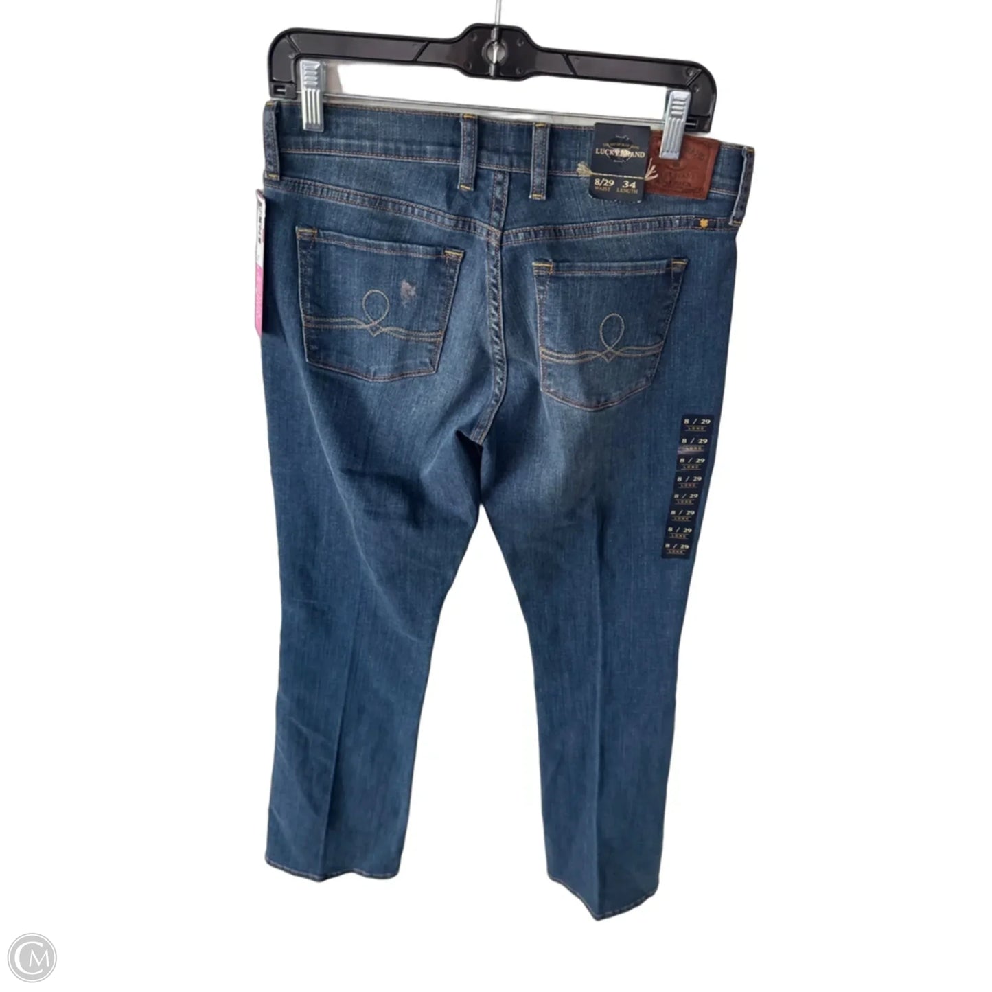 Jeans Boot Cut By Lucky Brand In Blue Denim, Size: 8