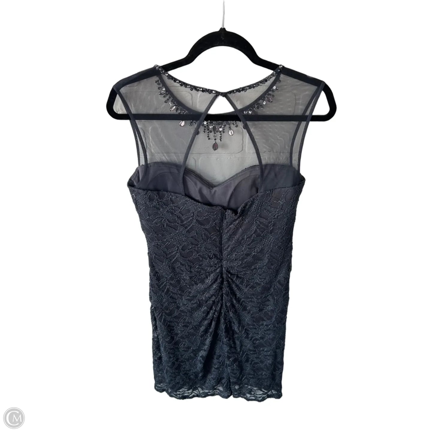 Dress Party Short By Clothes Mentor In Grey, Size: M